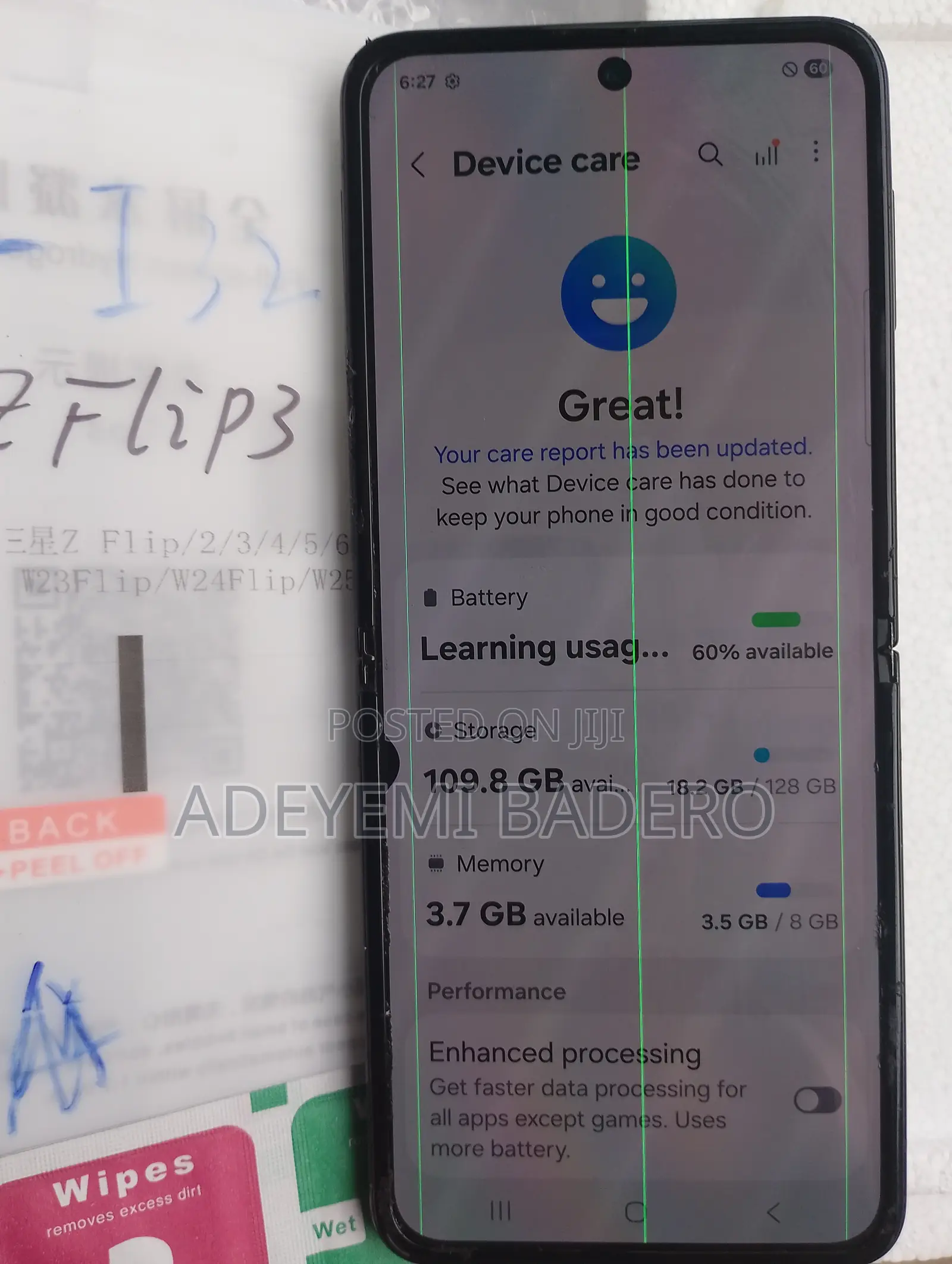 Samsung Galaxy Z Flip3 5G 128 GB Black