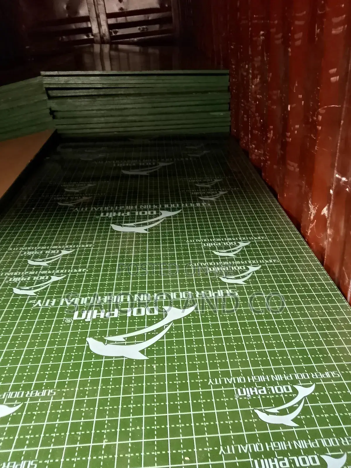 Full 18mm Dolphin Green Marine Board Plywood