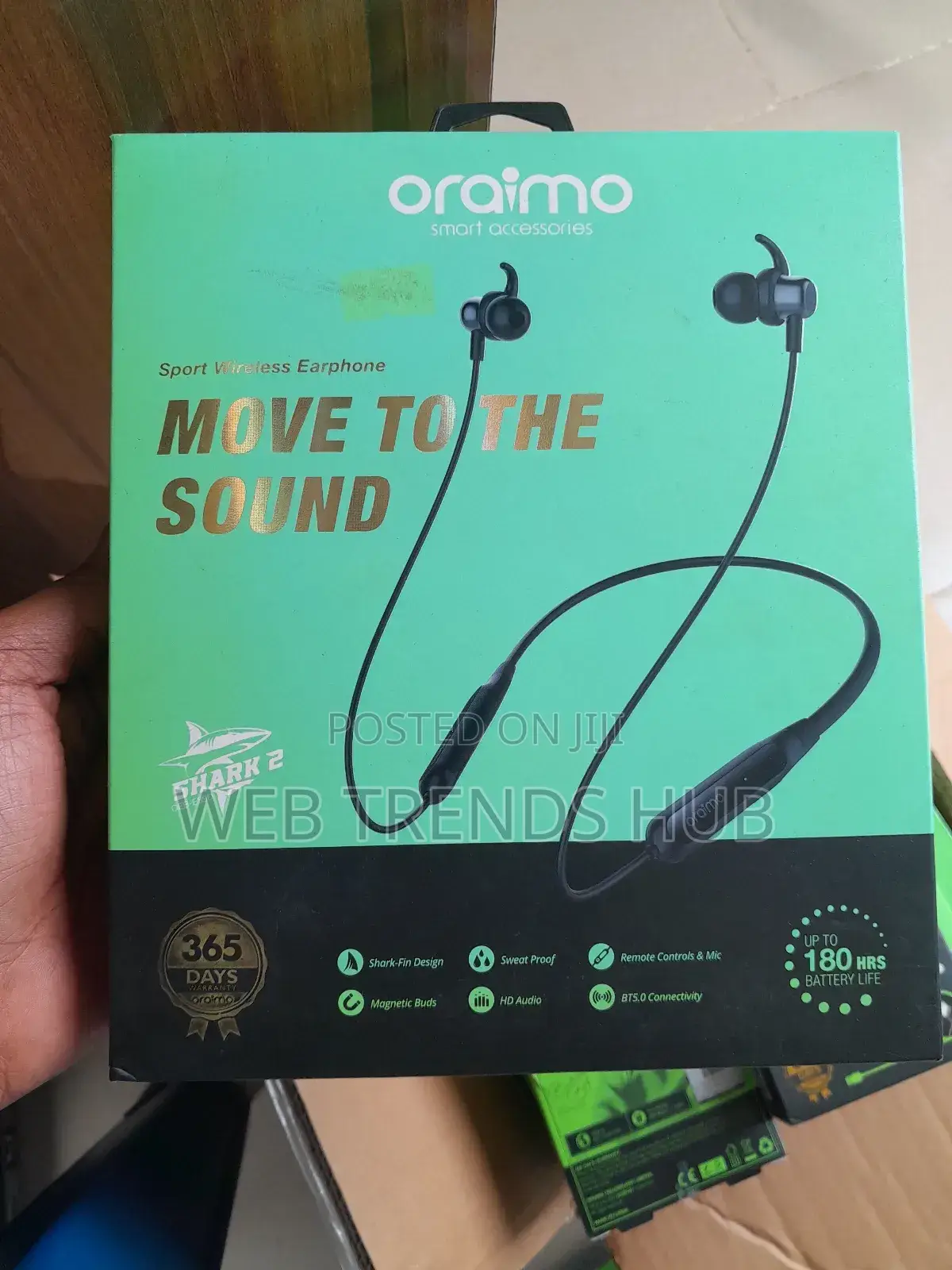 Brand New Oraimo Shark 2 (Oeb-E59d) – Ultimate Sport Neckband