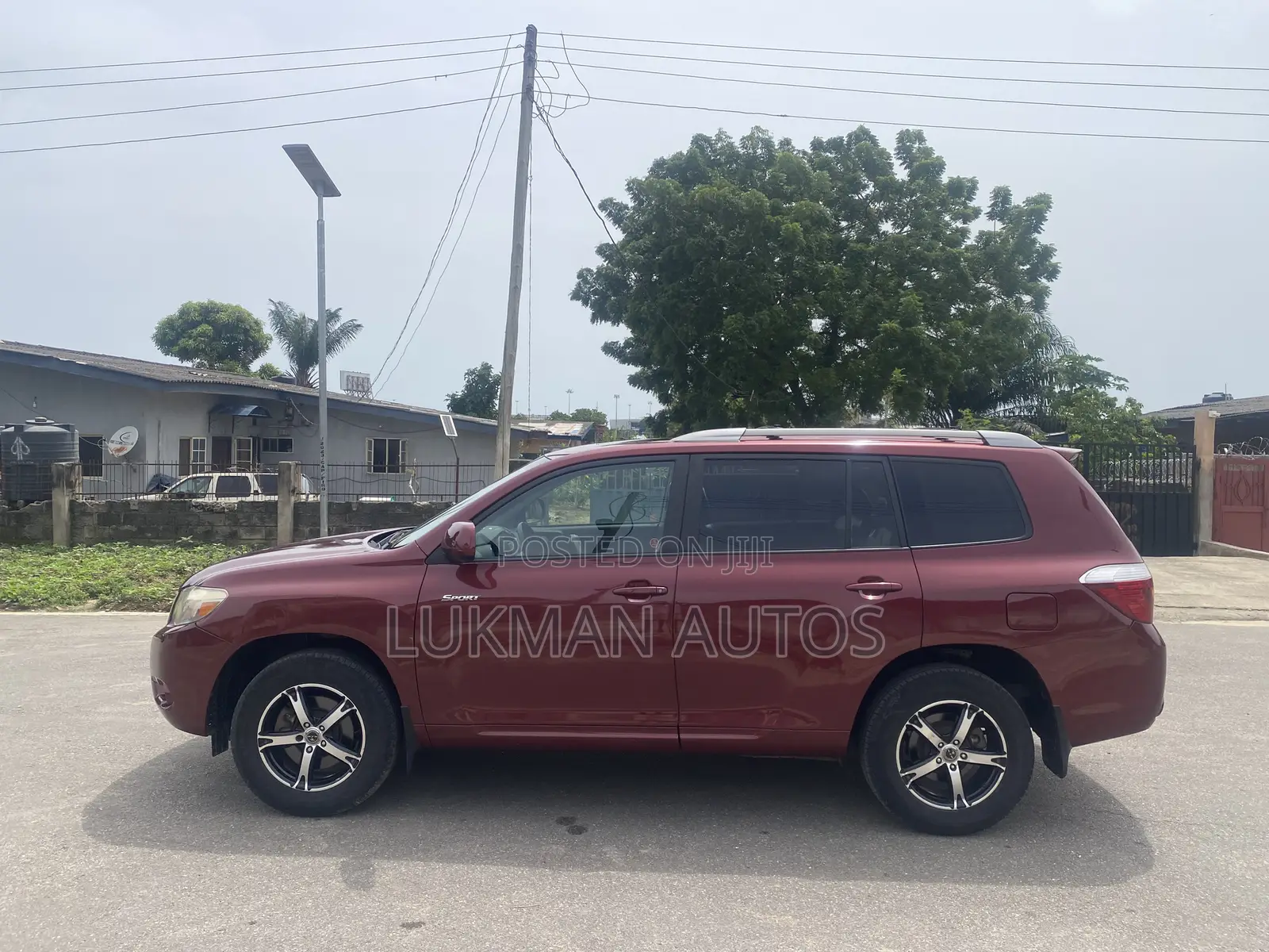 Toyota Highlander Sport 2009 Red