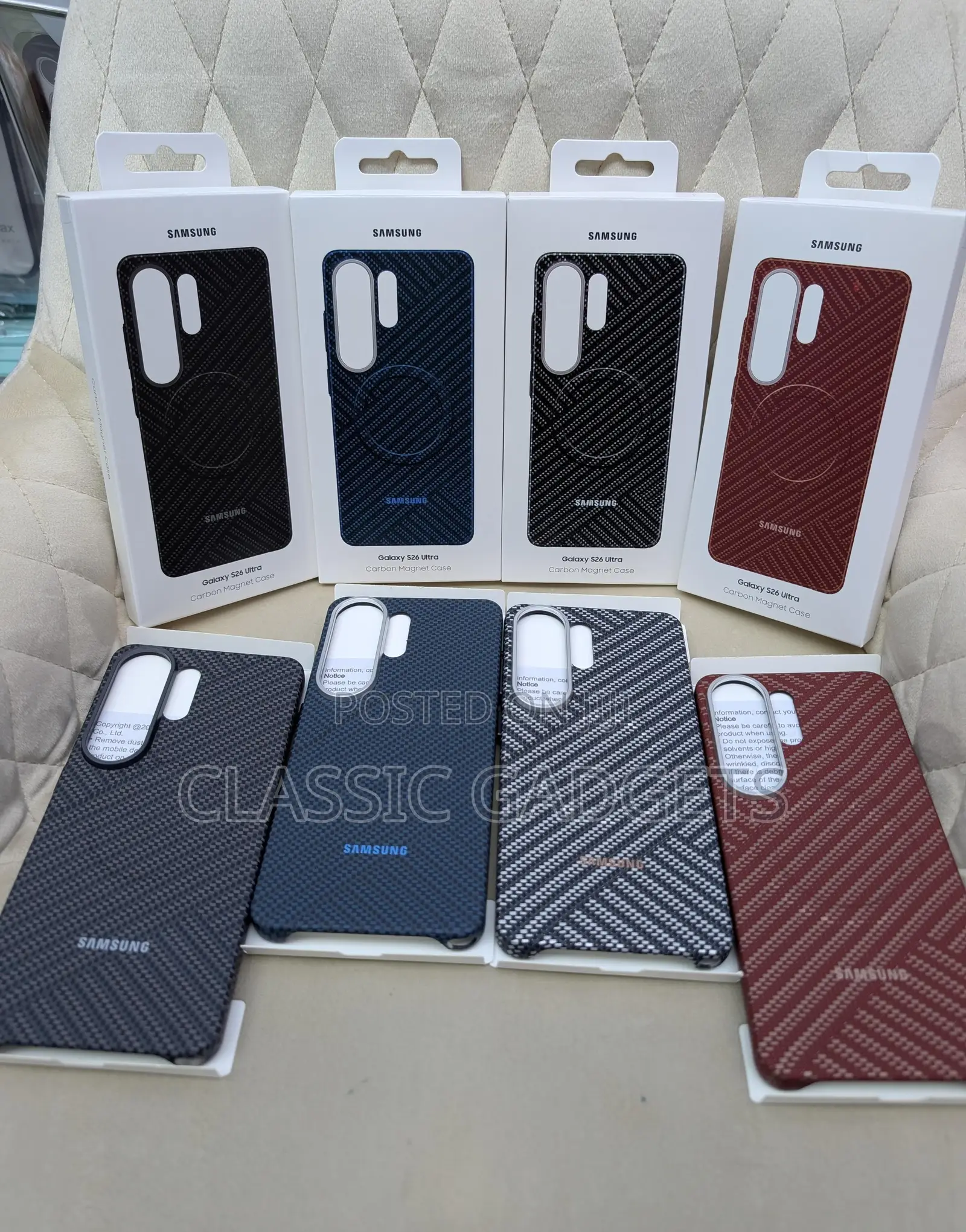 Samsung Carbon Magnet Case for Galaxy S26 Ultra and S25 Ultra