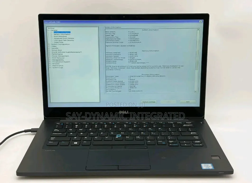Laptop Dell Latitude 7480 8GB Intel Core i7 SSD 256GB