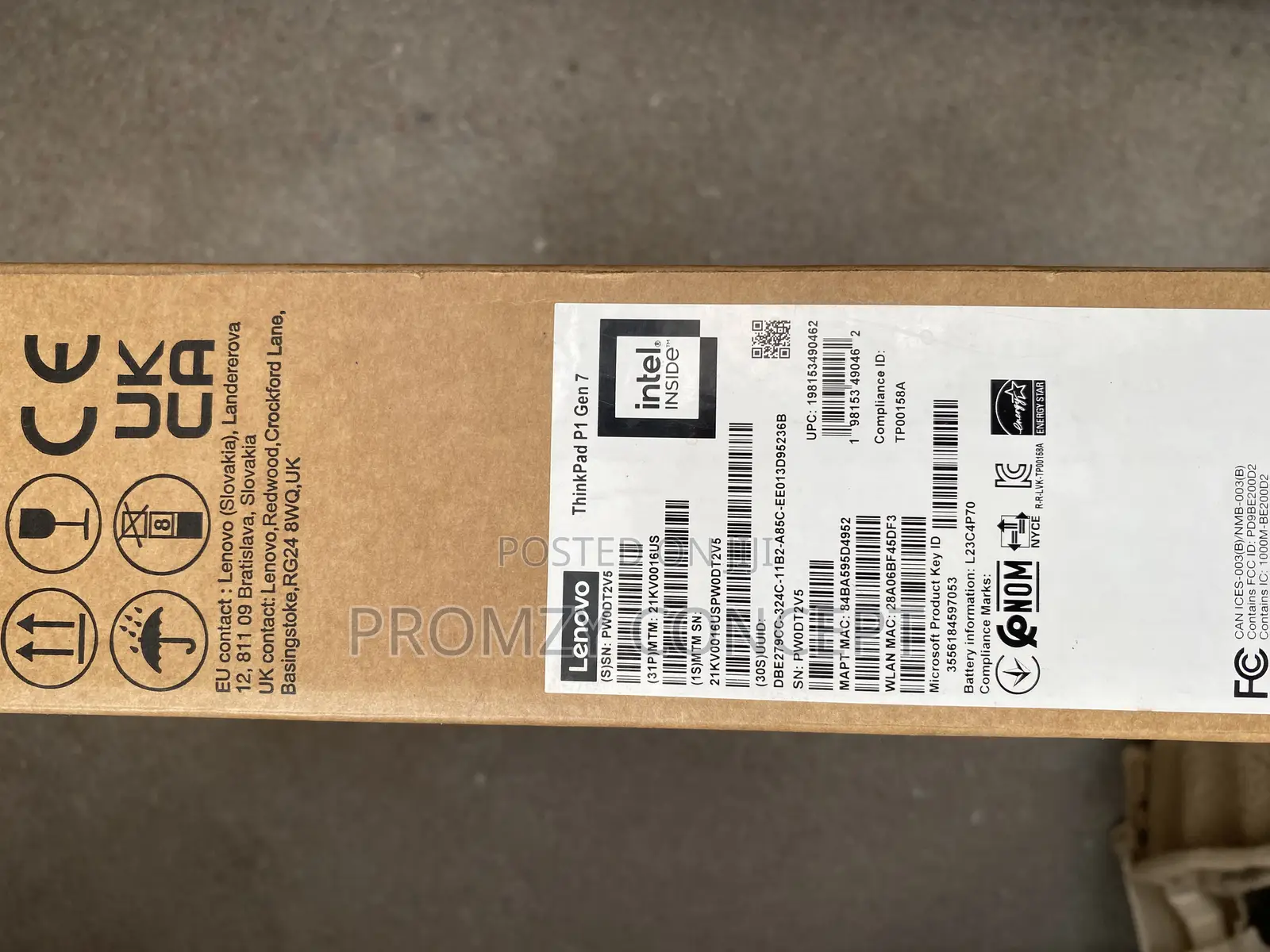 New Laptop Lenovo ThinkPad P1 Gen4 32GB Intel Core Ultra 7 SSD 1T