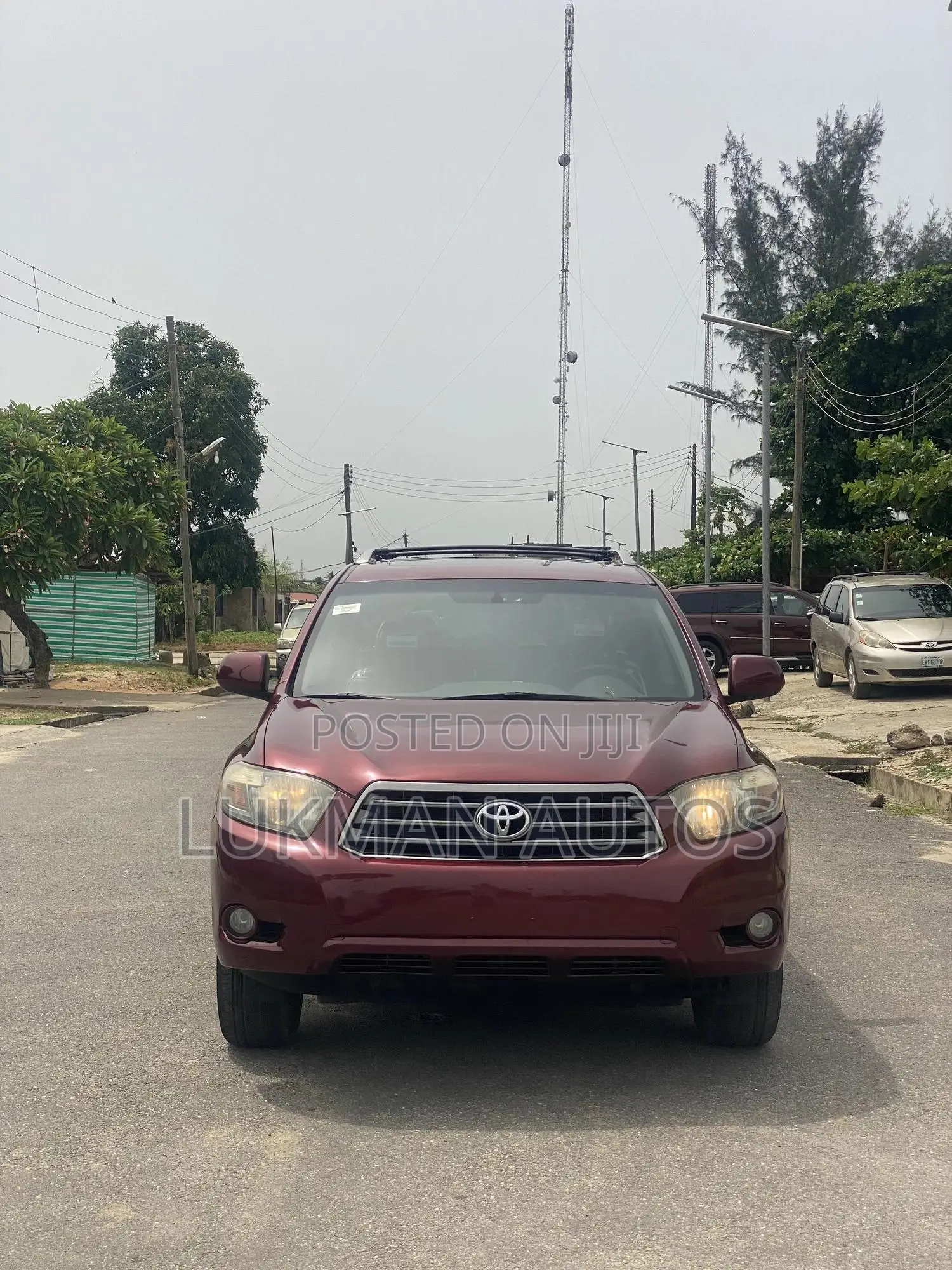 Toyota Highlander Sport 2009 Red