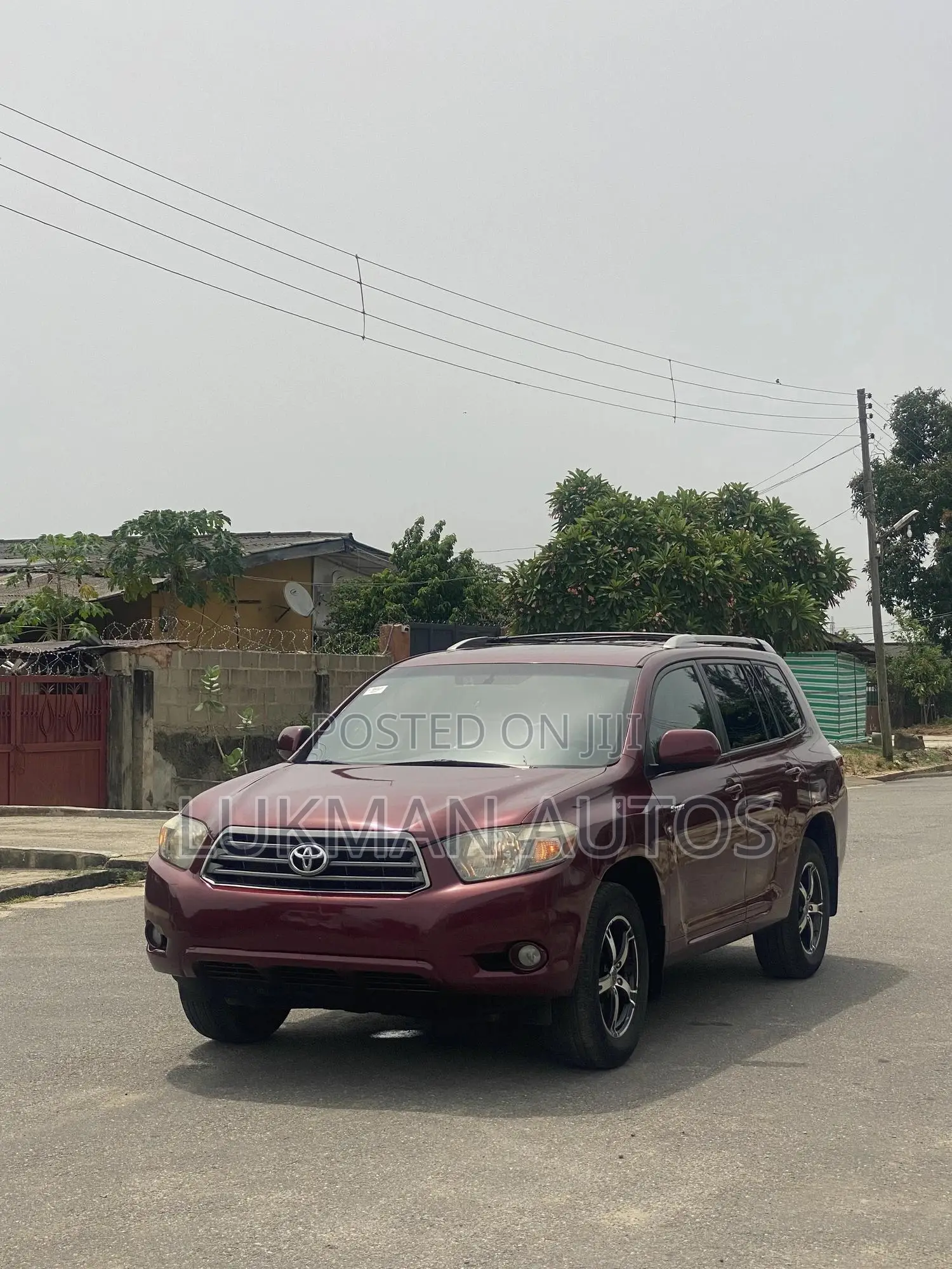 Toyota Highlander Sport 2009 Red