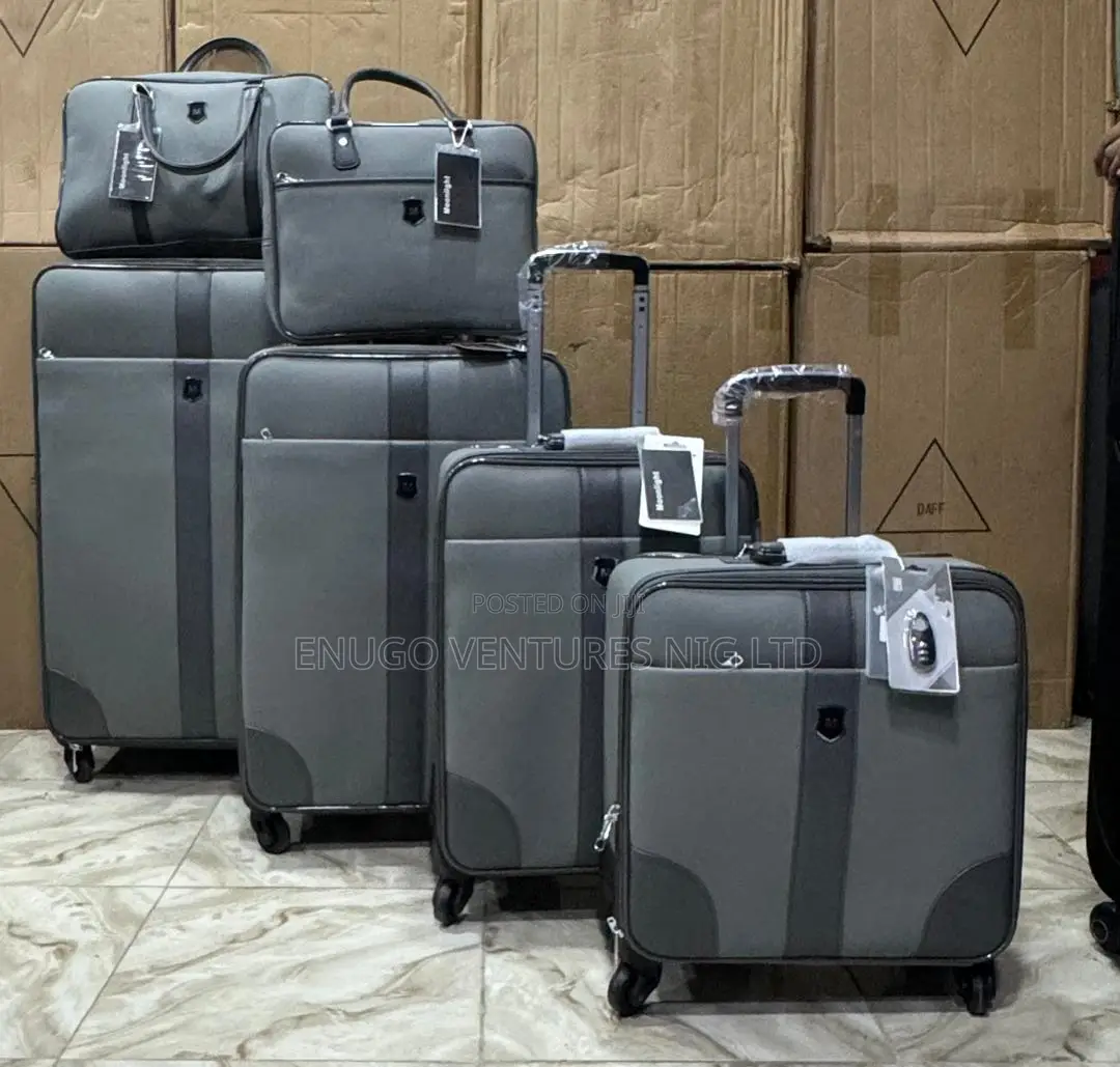 Gray 6-Piece Luggage Set