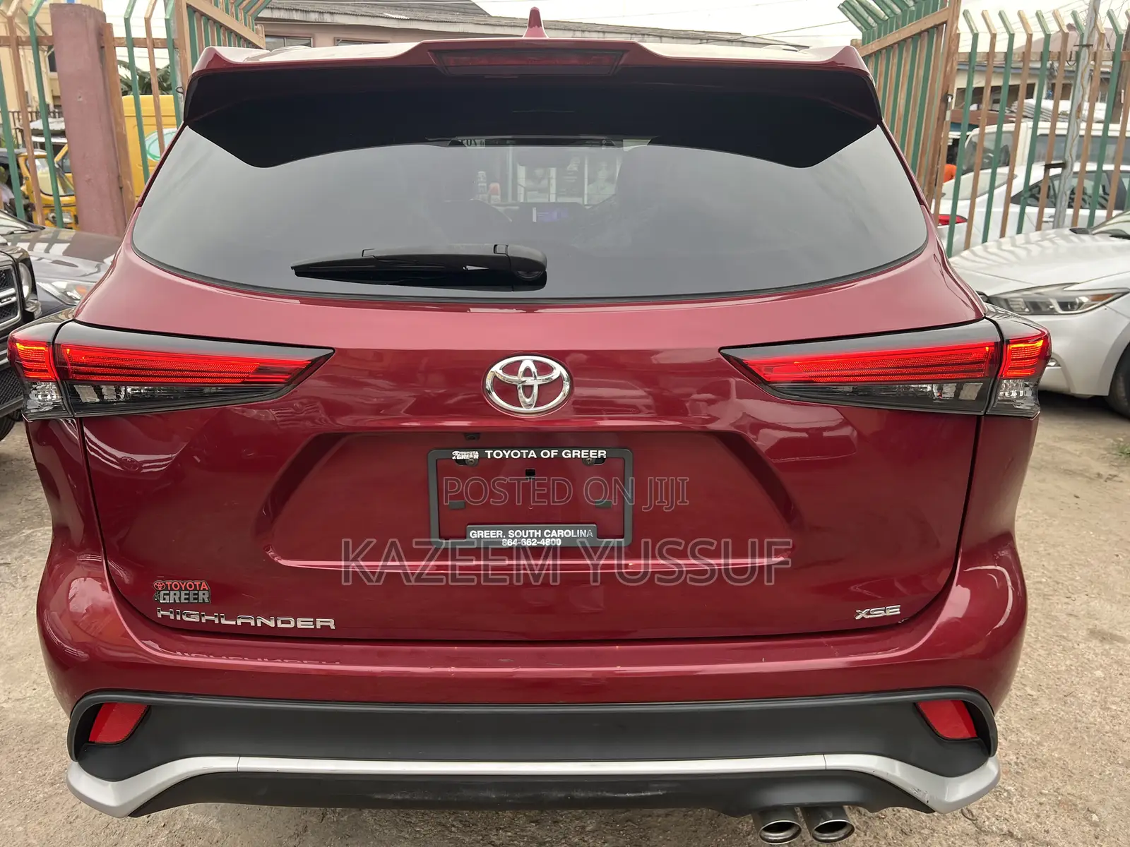 Toyota Highlander XSE FWD 2023 Burgundy