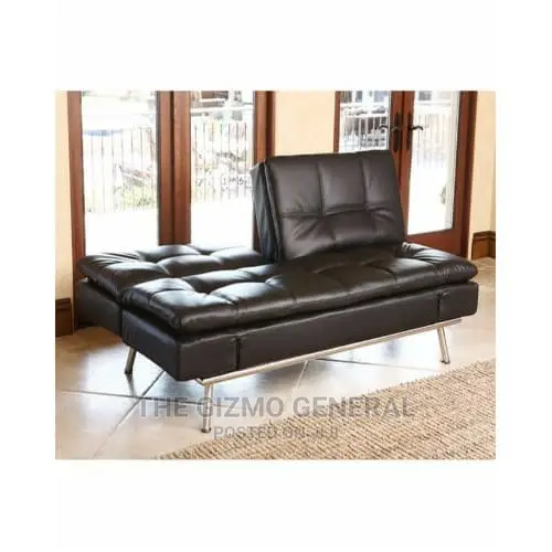 Marqueue Bonded Euro Lounger - Black