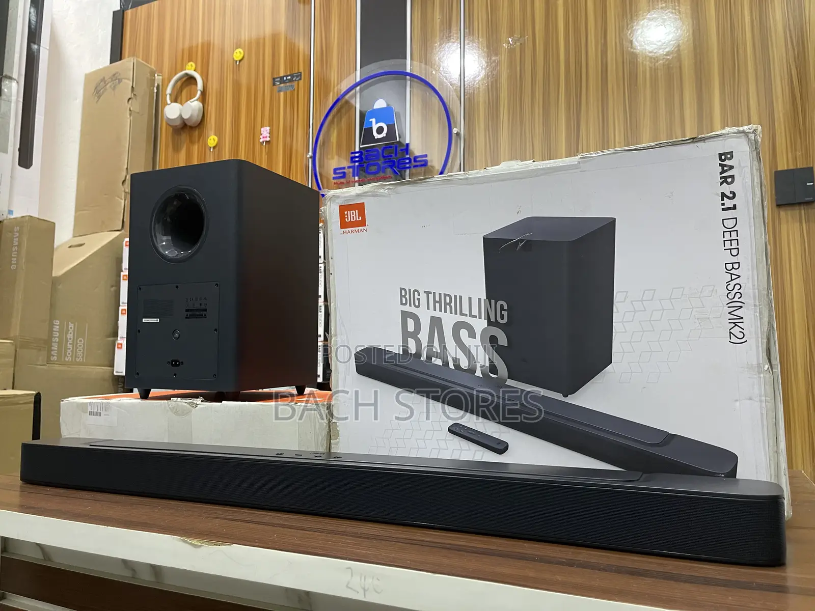 Open Box JBL 2.1ch Mk2 Wireless Soundbar With Deep Bass