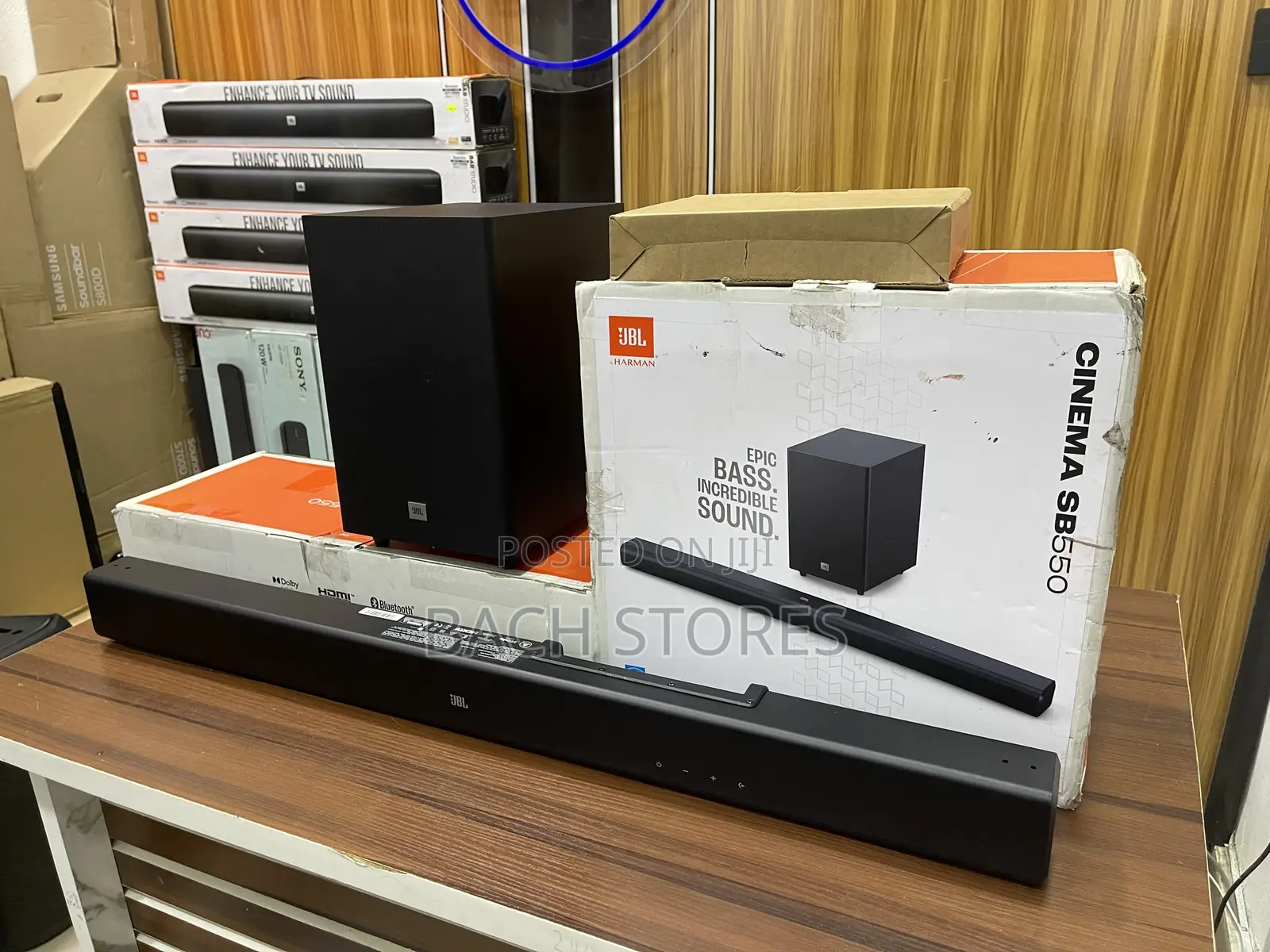 Open Box JBL Cinema Sb550 Dolby Audio Wireless Soundbar