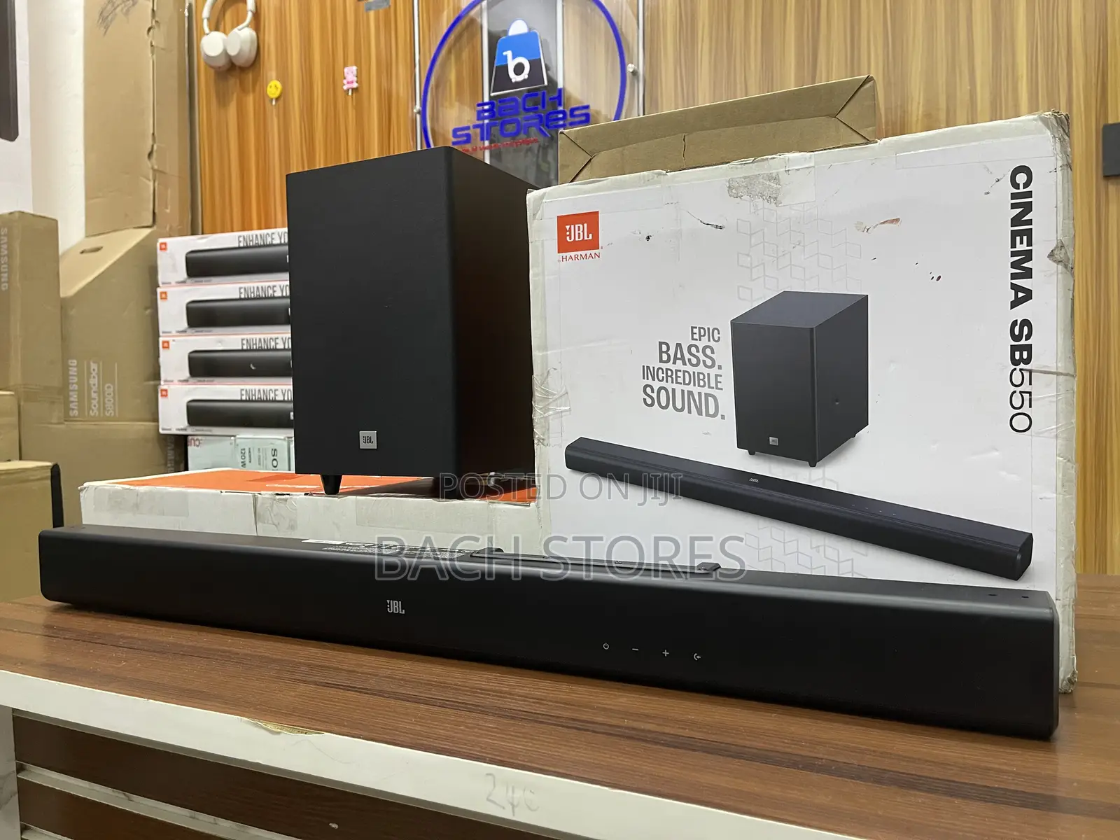 Open Box JBL Cinema Sb550 Dolby Audio Wireless Soundbar