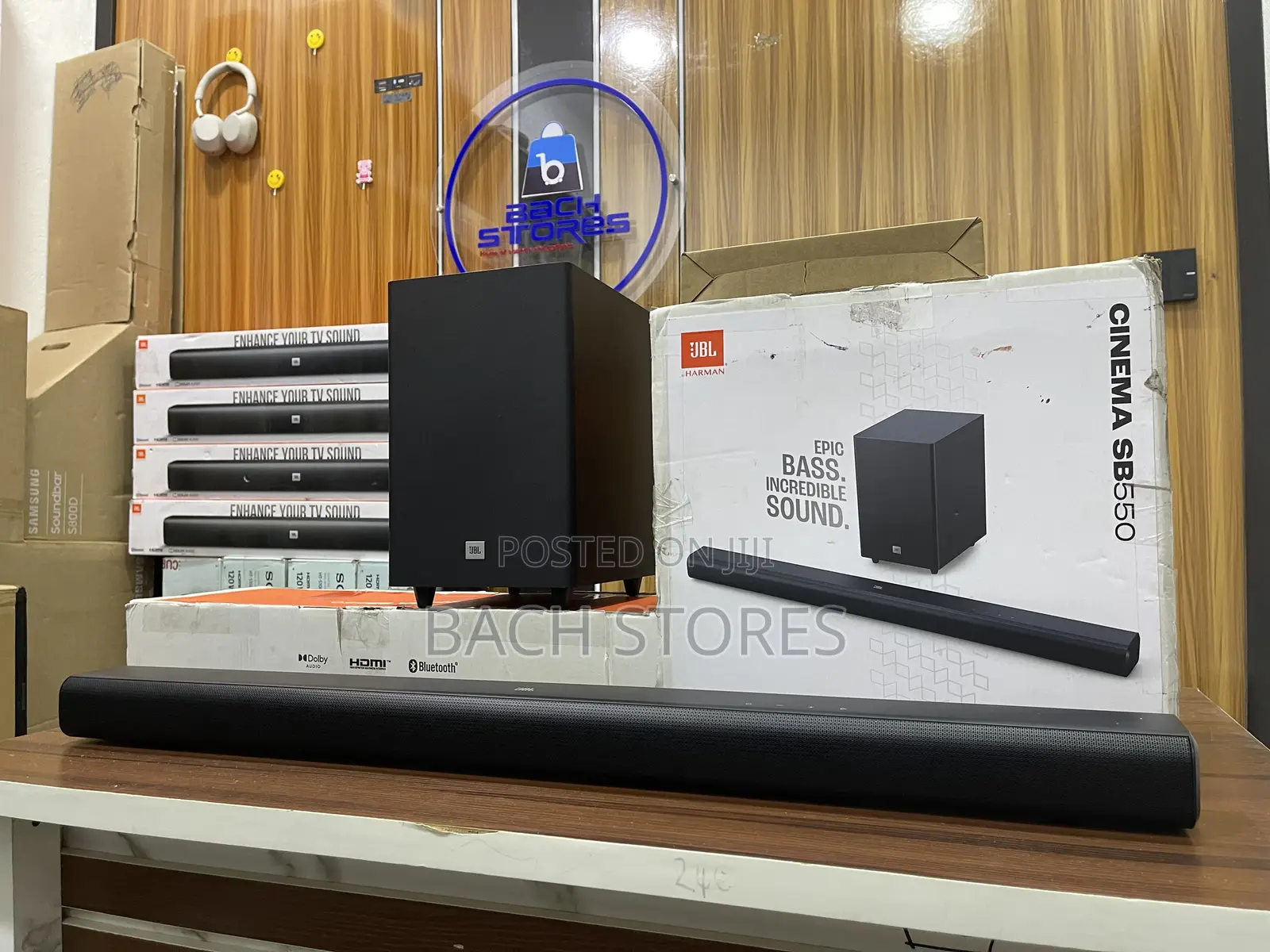 Open Box JBL Cinema Sb550 Dolby Audio Wireless Soundbar