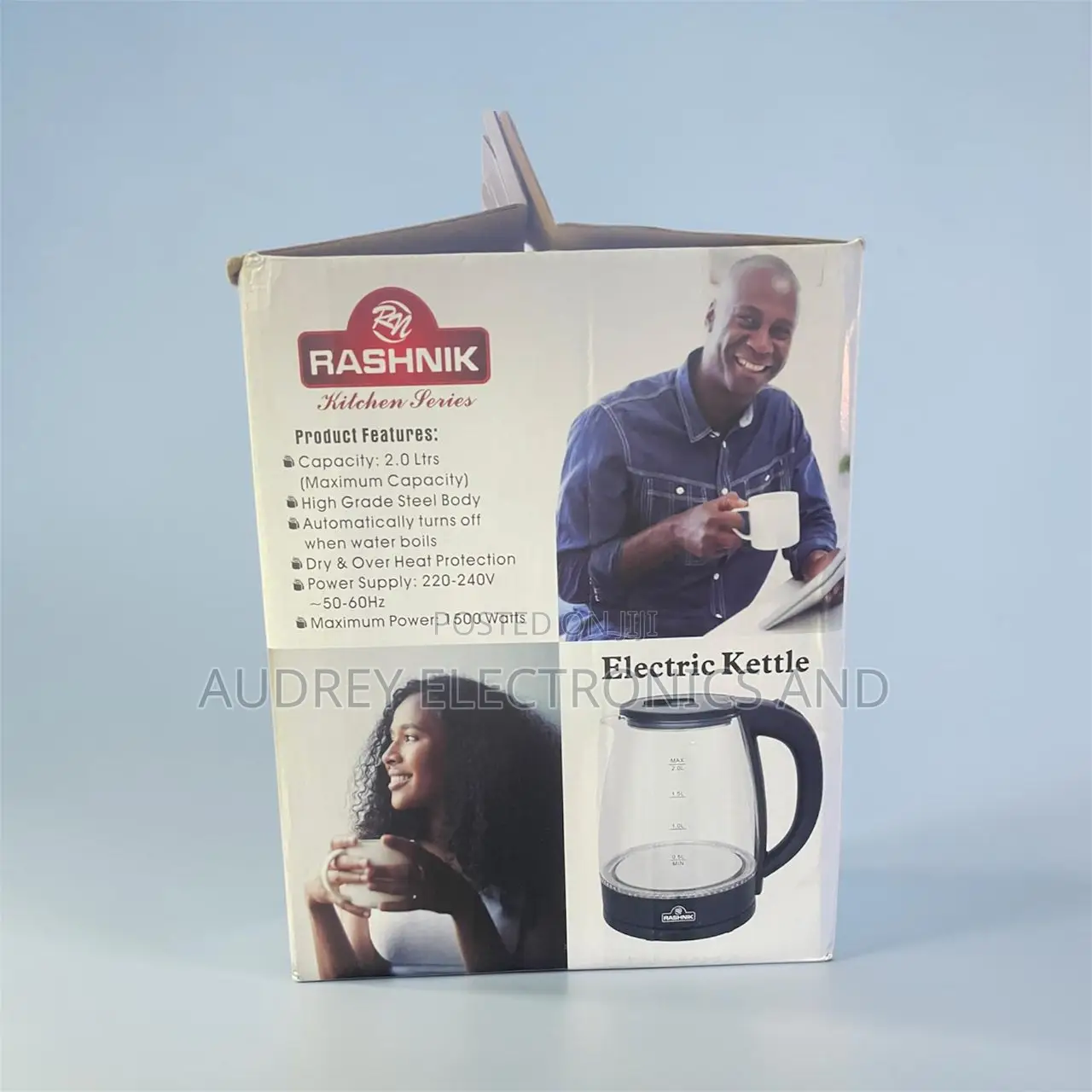 Rashnik Glass Transparent Cordless Kettle