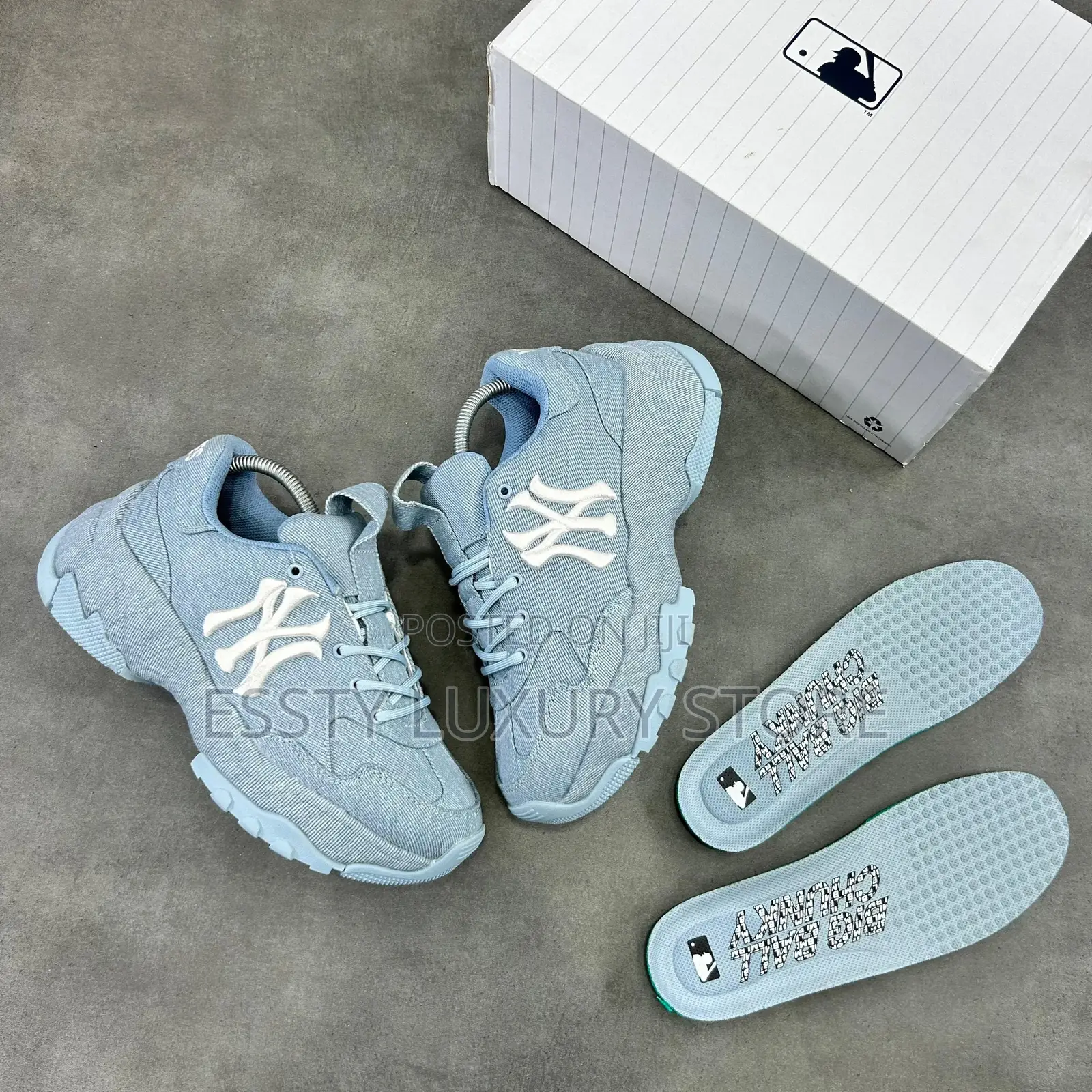 New MLB Big Ball Chunky (Ny-Yankees) Light Denim Blue ” Snks”*
