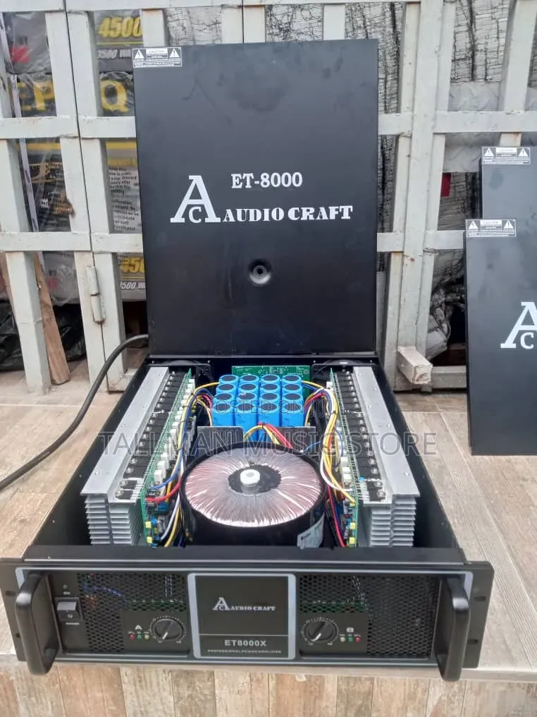 Audio Craft Et8000 Amplifier