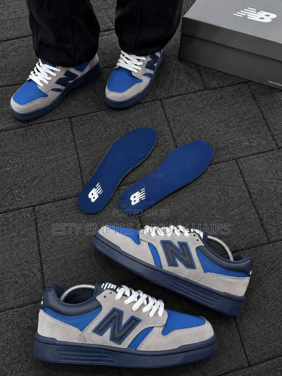 New _ New Balance Numeric 480 “Grey / Blue” Snks”•*