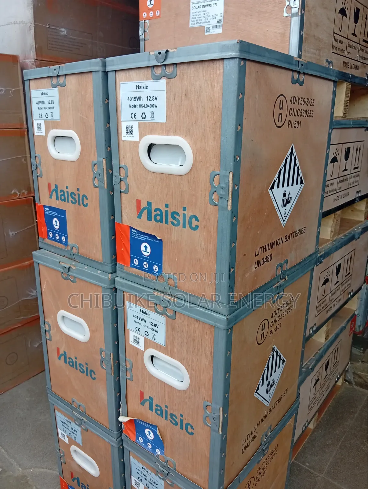 Haisic Solar Lithium Ion Batteries 400kwh/12v