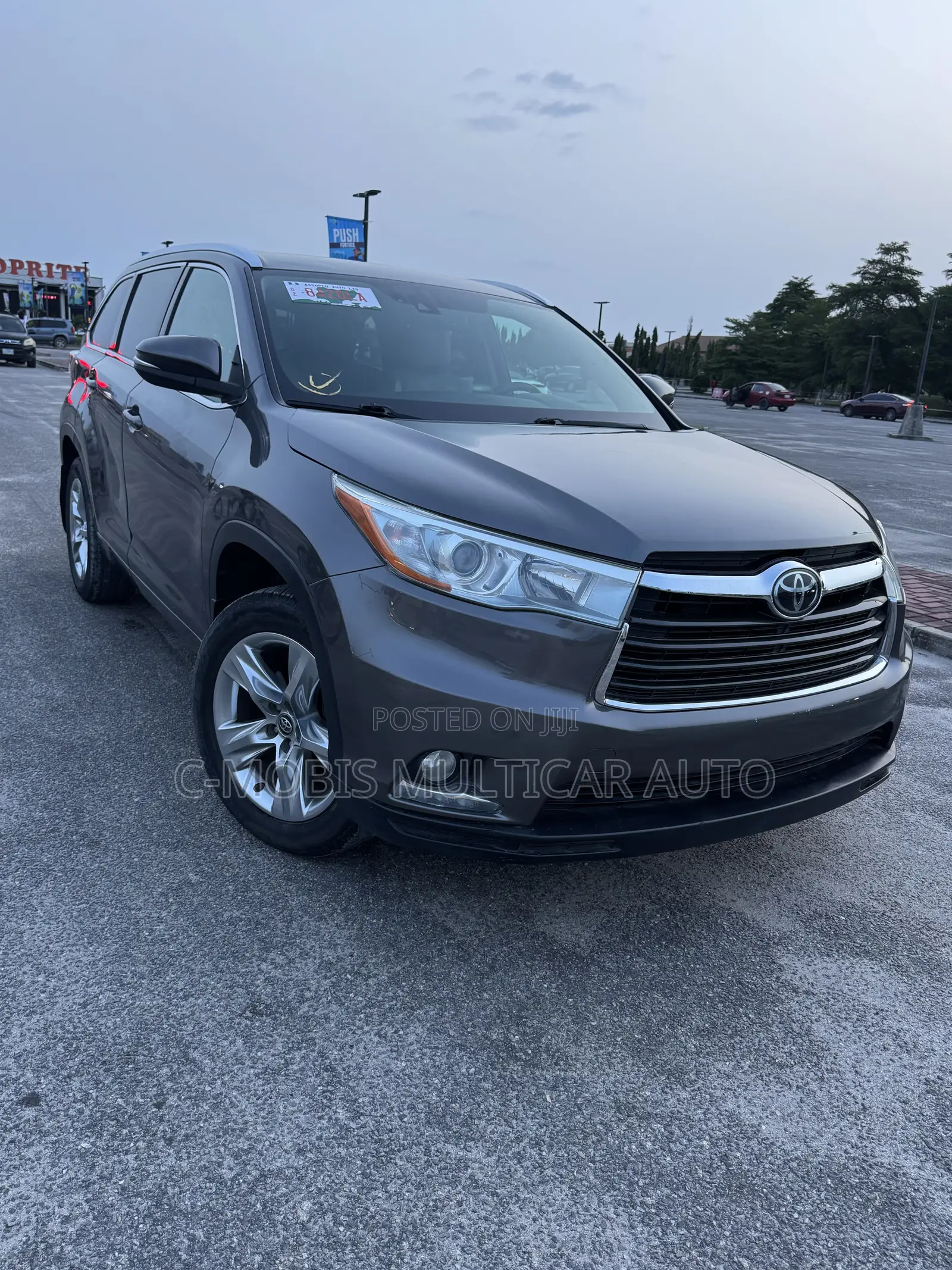Toyota Highlander Limited V6 4x4 (3.5L 6cyl 6A) 2016 Gray