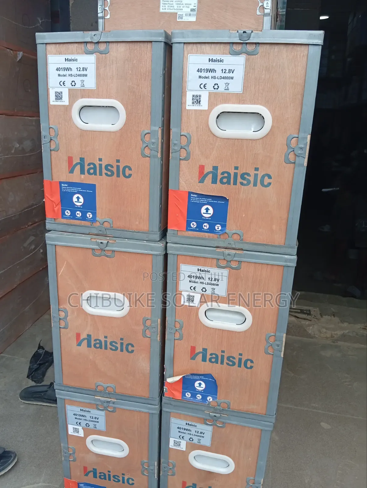 Haisic Solar Lithium Ion Batteries 400kwh/12v