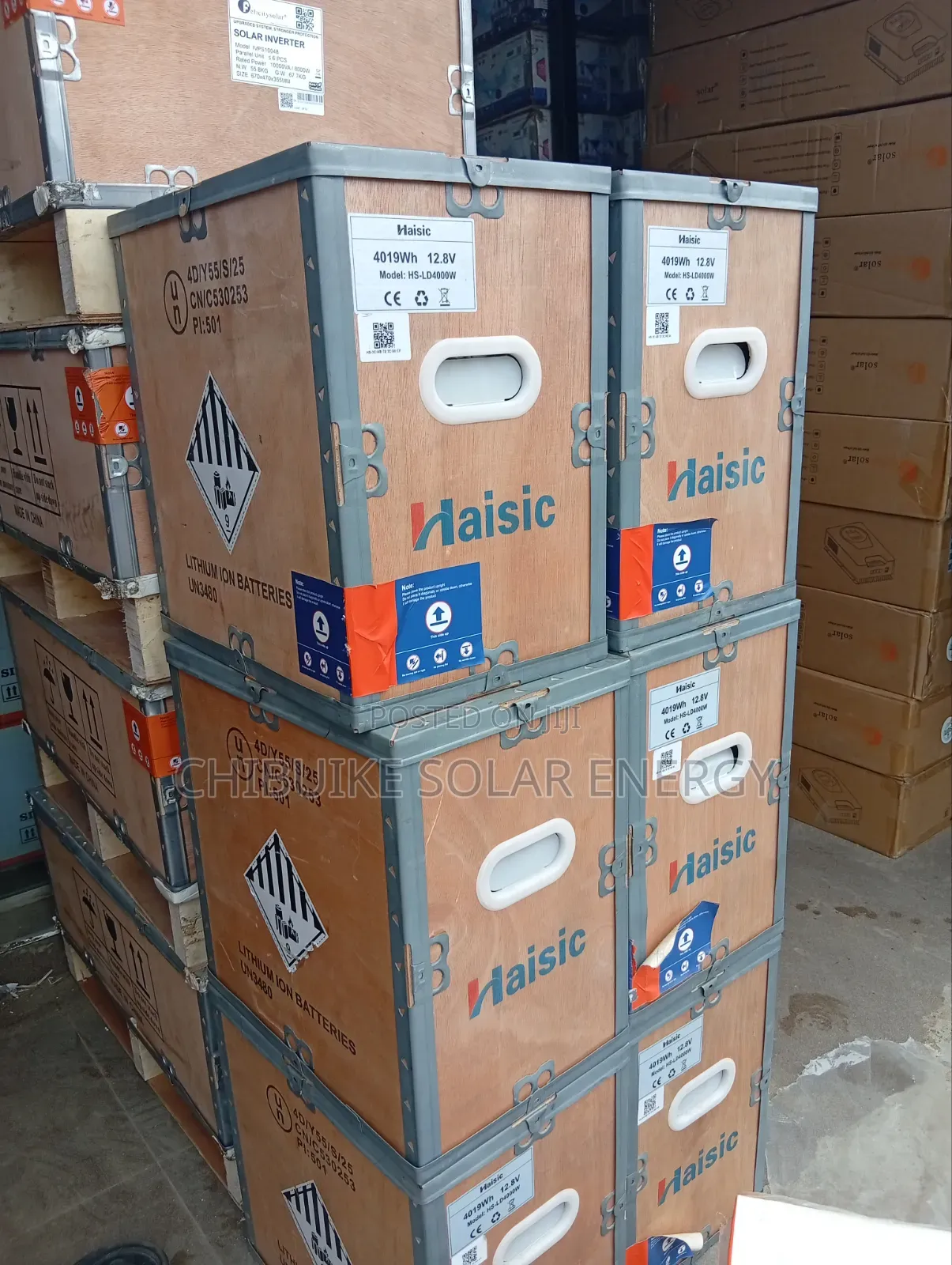 Haisic Solar Lithium Ion Batteries 400kwh/12v