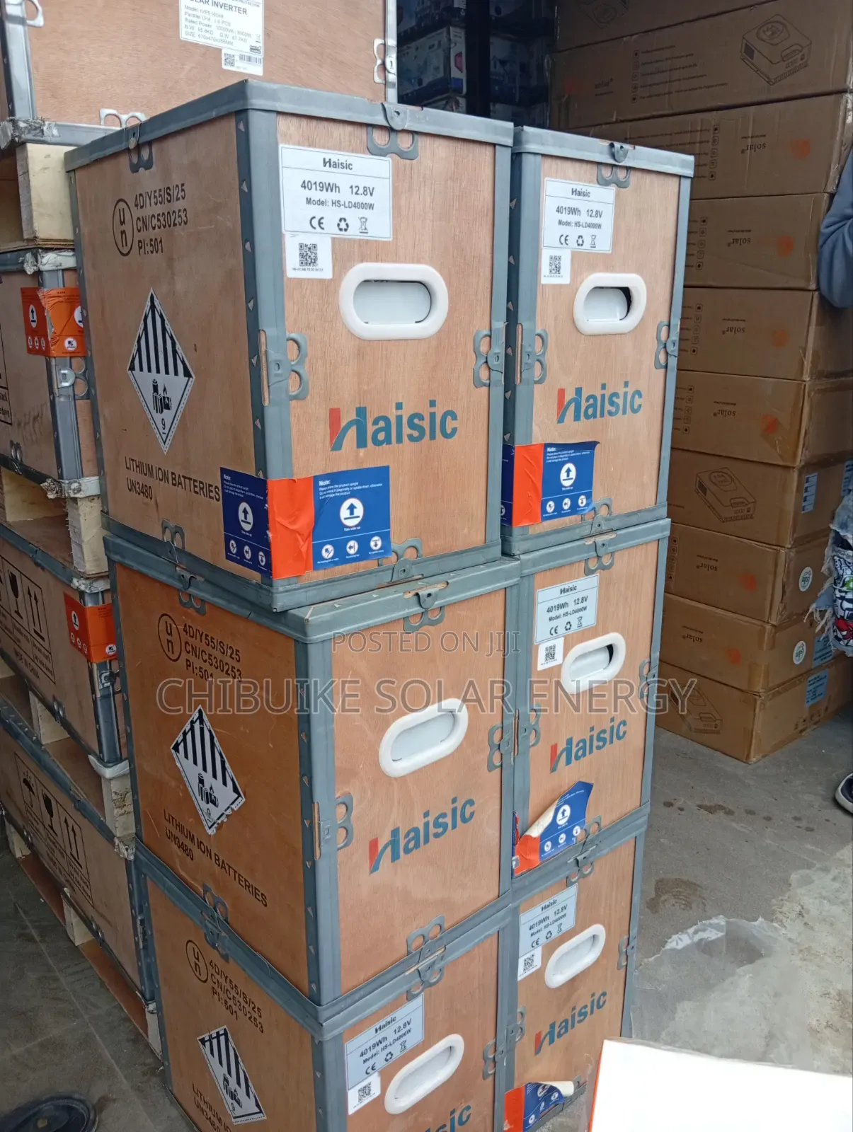 Haisic Solar Lithium Ion Batteries 400kwh/12v