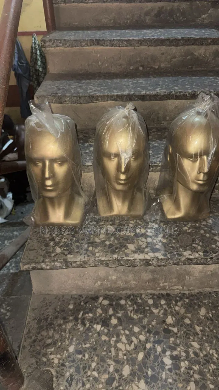 Male Gold Head for Male Caps/Hats