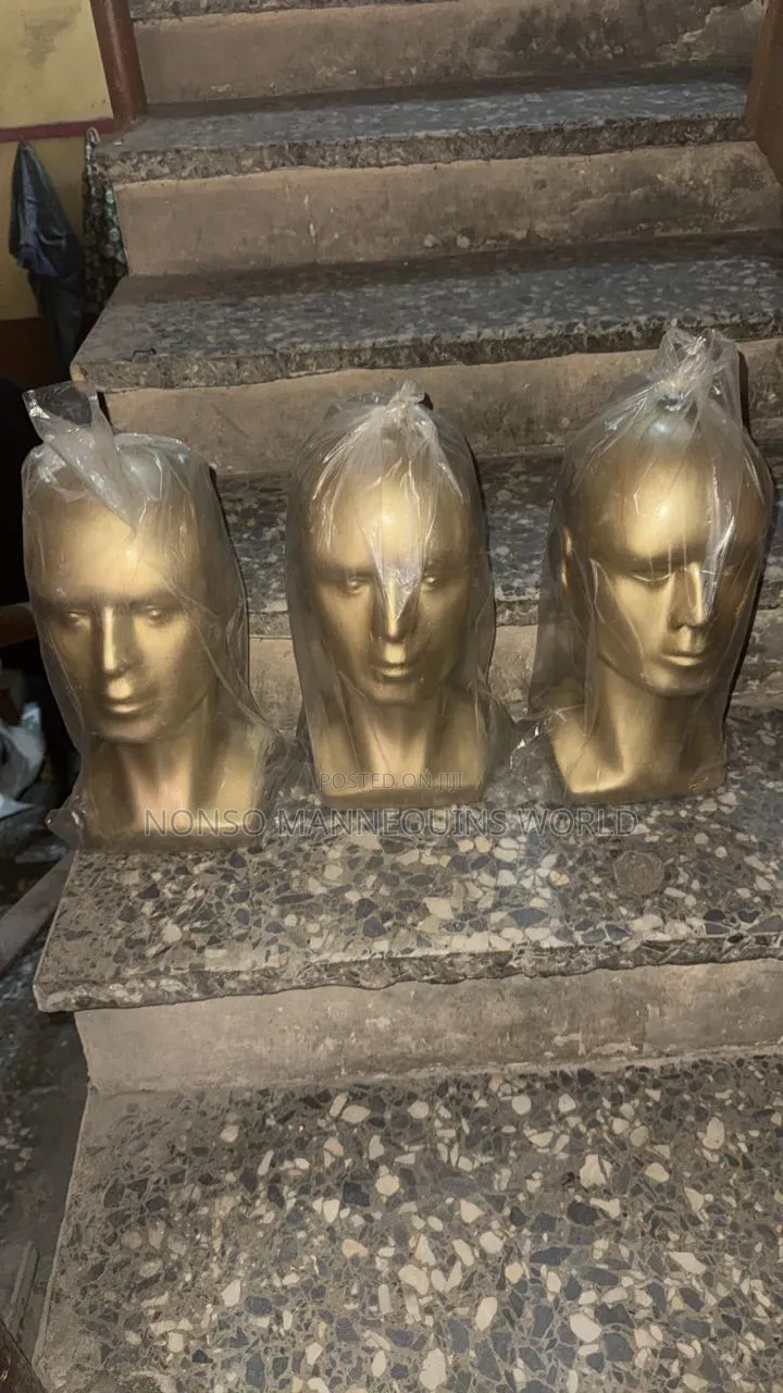 Male Gold Head for Male Caps/Hats