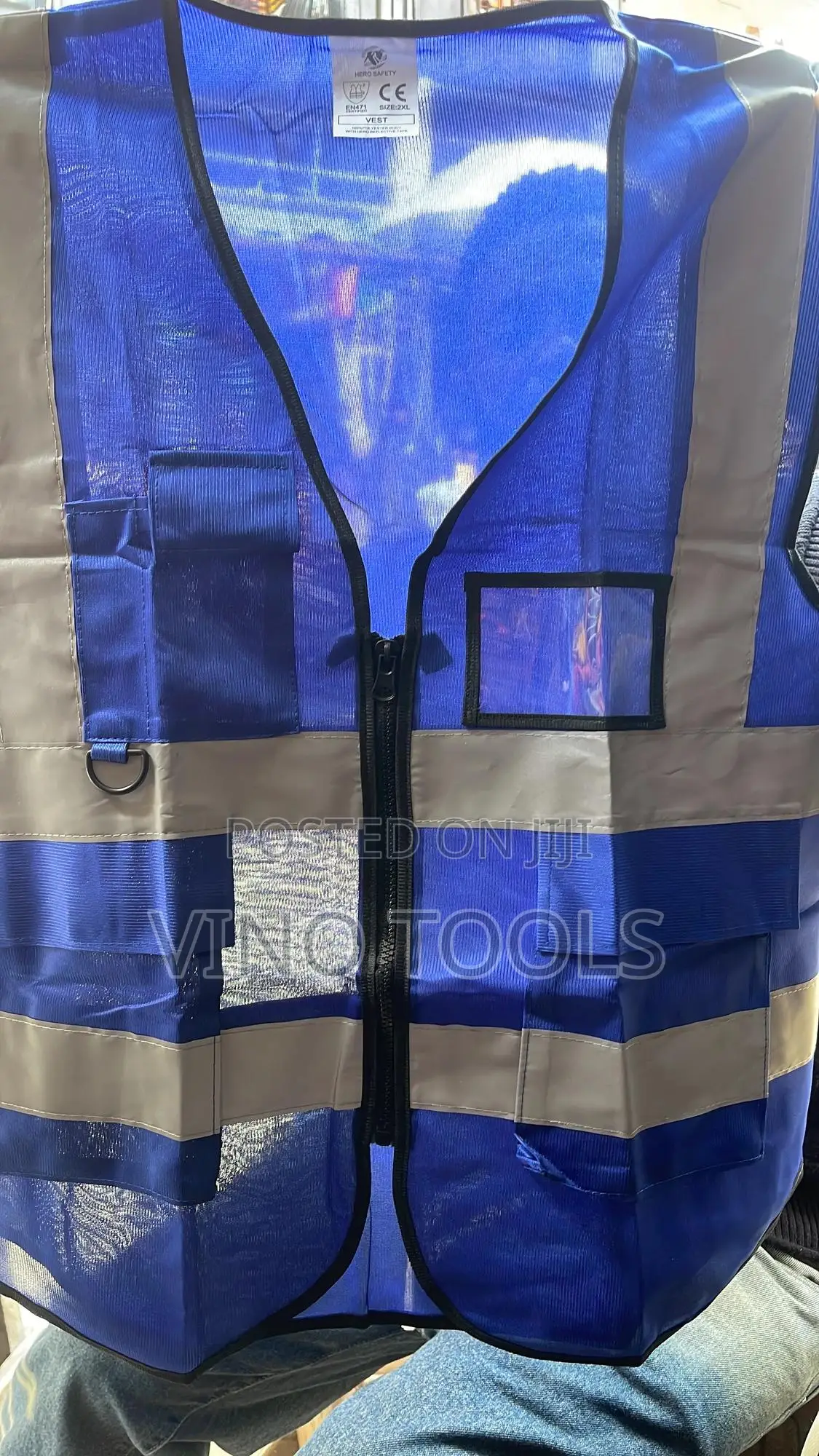 Reflective Jacket With Pocket