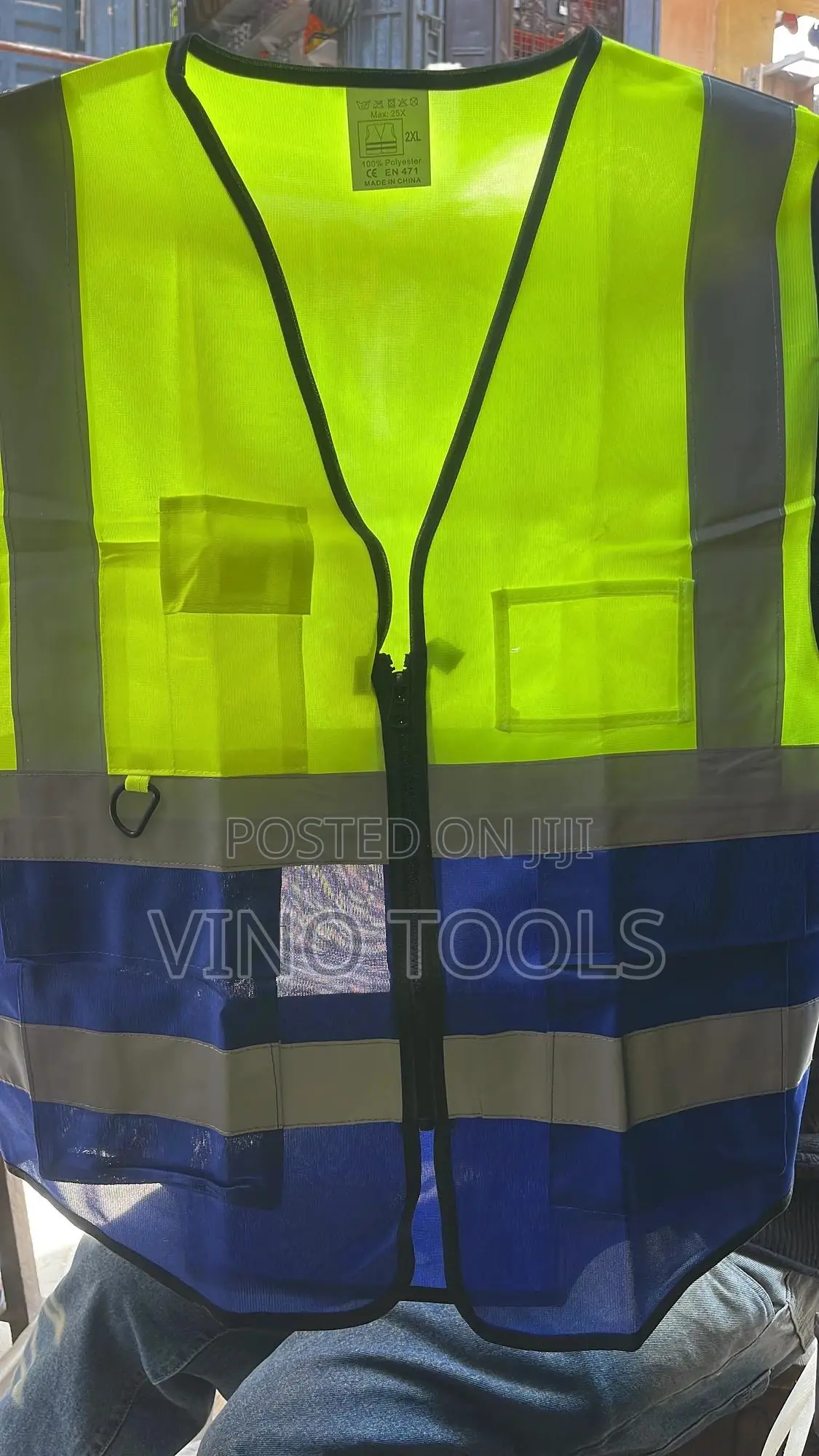 Reflective Jacket With Pocket