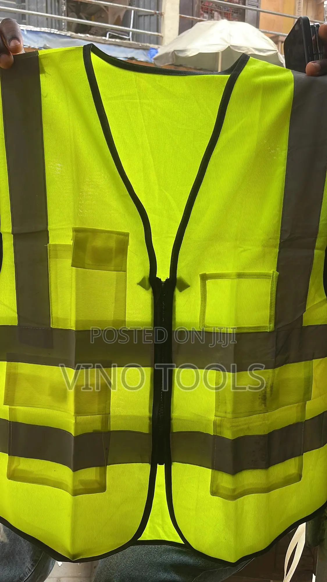 Reflective Jacket With Pocket
