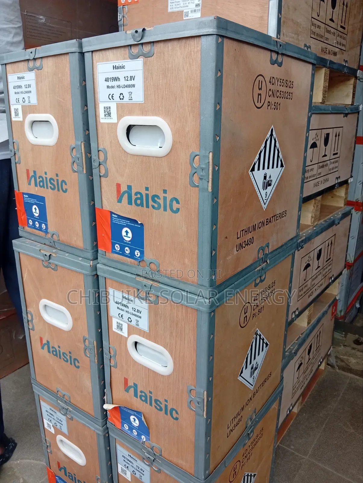 Haisic Solar Lithium Ion Batteries 400kwh/12v
