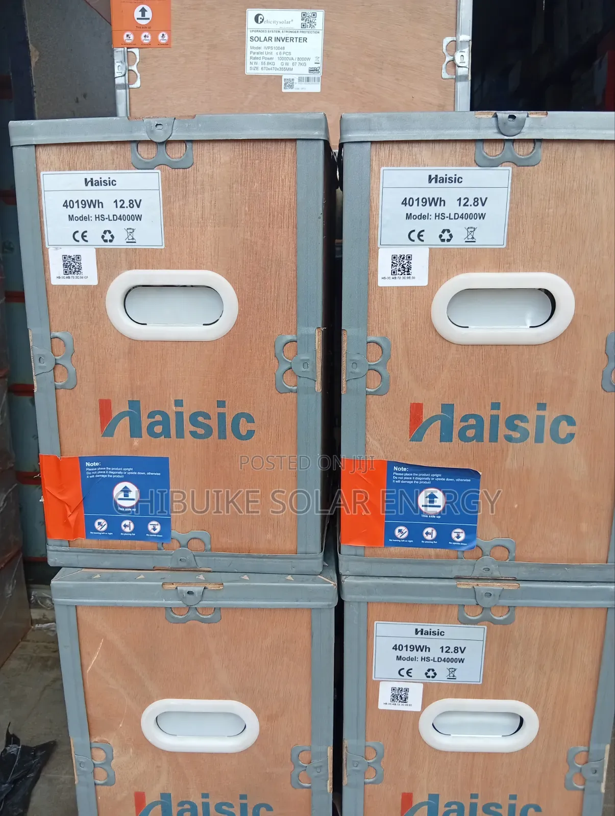 Haisic Solar Lithium Ion Batteries 400kwh/12v