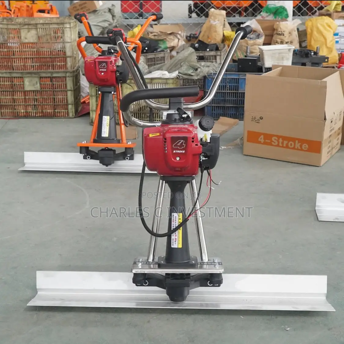Concrete Surface Finishing Screed Vibrator