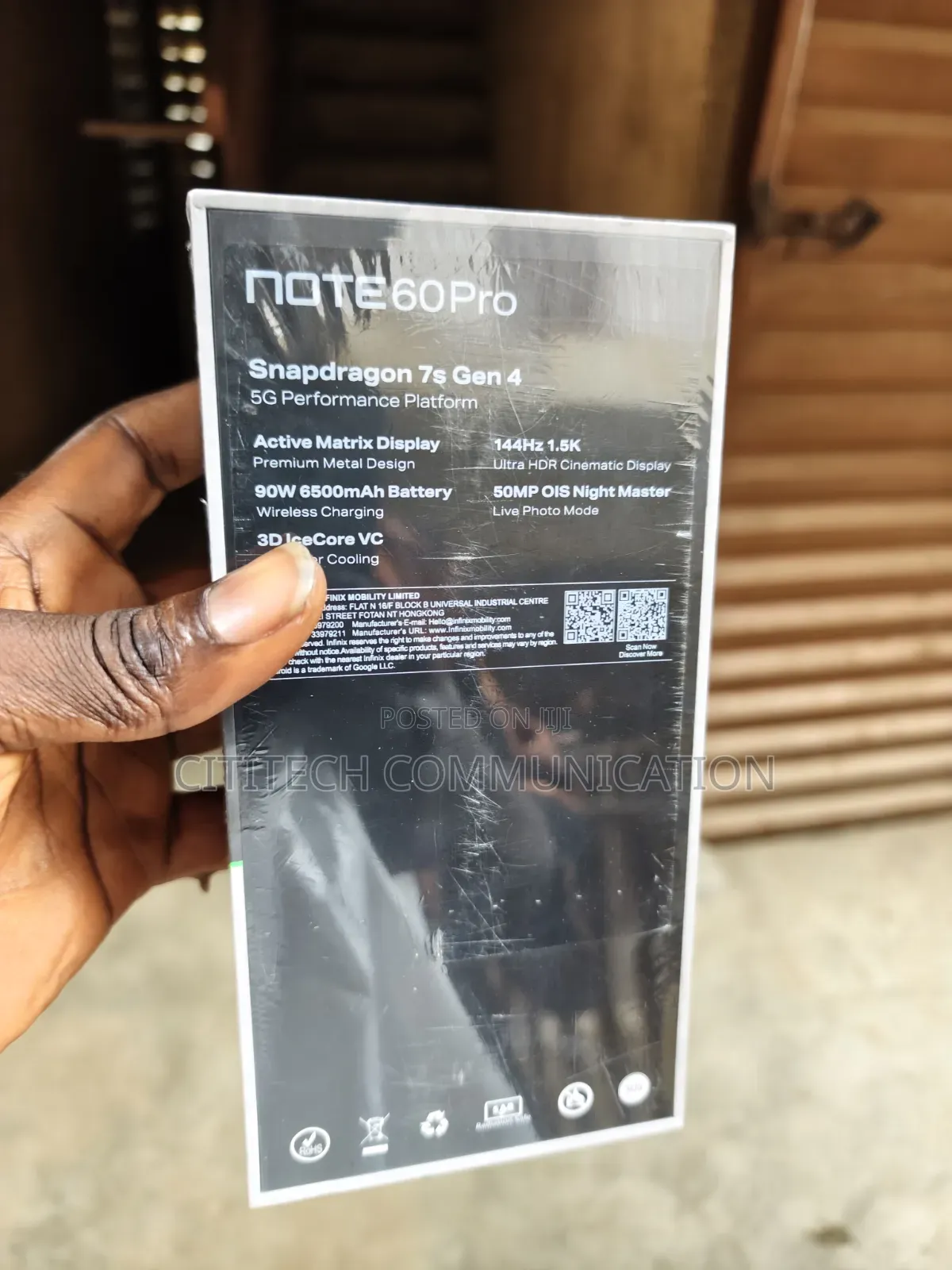 New Infinix Note 60 Pro 256 GB Blue