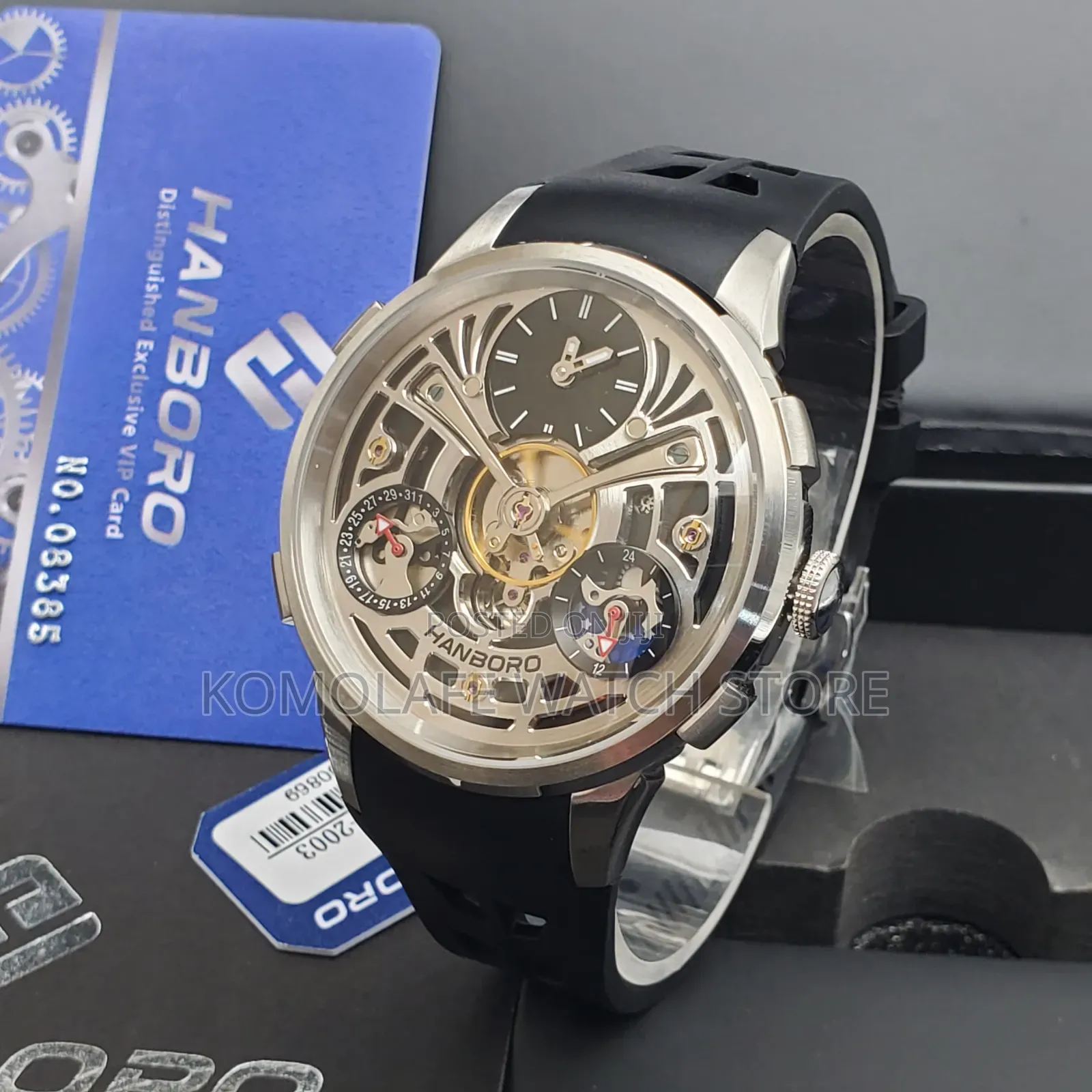 Hanboro Luxury Watch Rubber