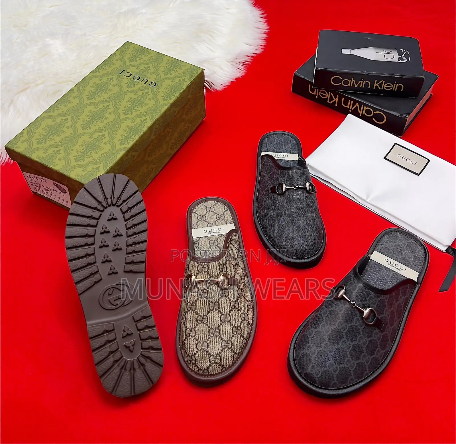 Gucci Mule Available in Brown and Black 40-46