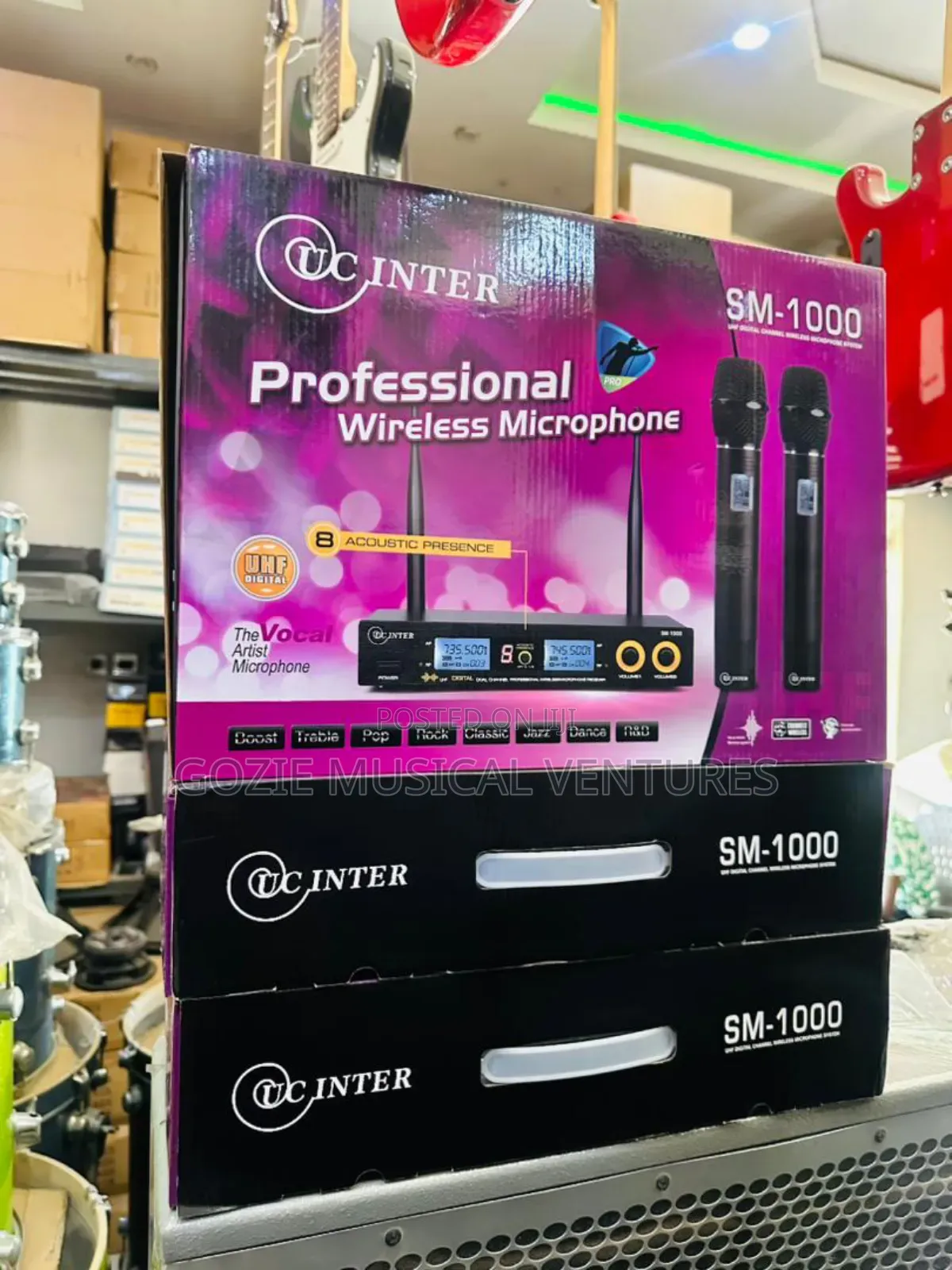 Uc Inter 2in1 Wireless Microphone Sm-1000