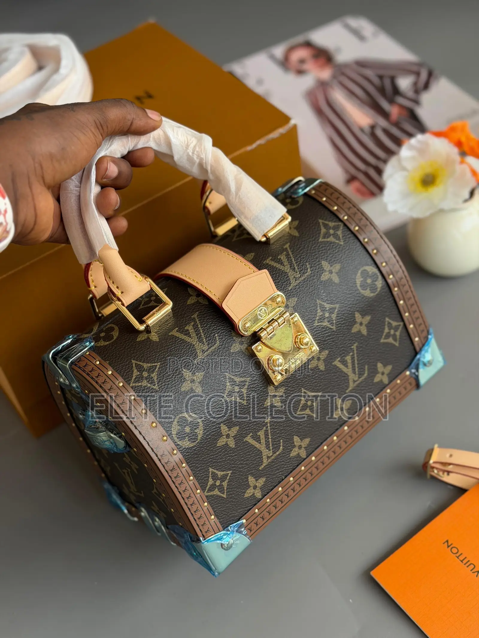 Luxury Louis Vuitton Speedy Trunk Size: Medium