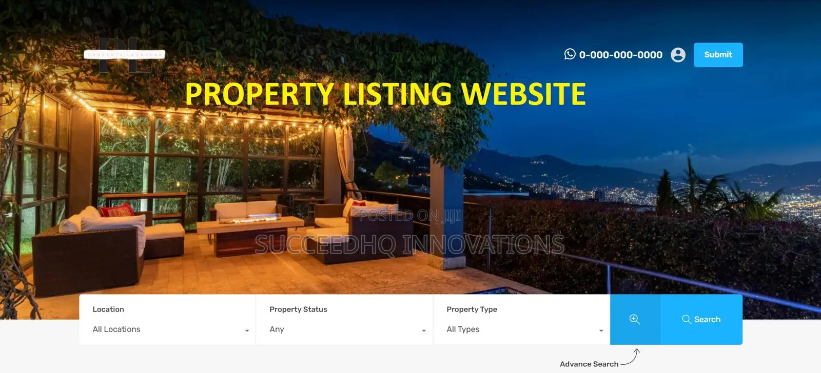 Real Estate Website Property Listing Platform