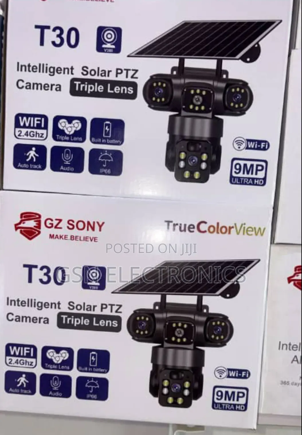 Solar Camera 3 Lens V380 Pro 4g