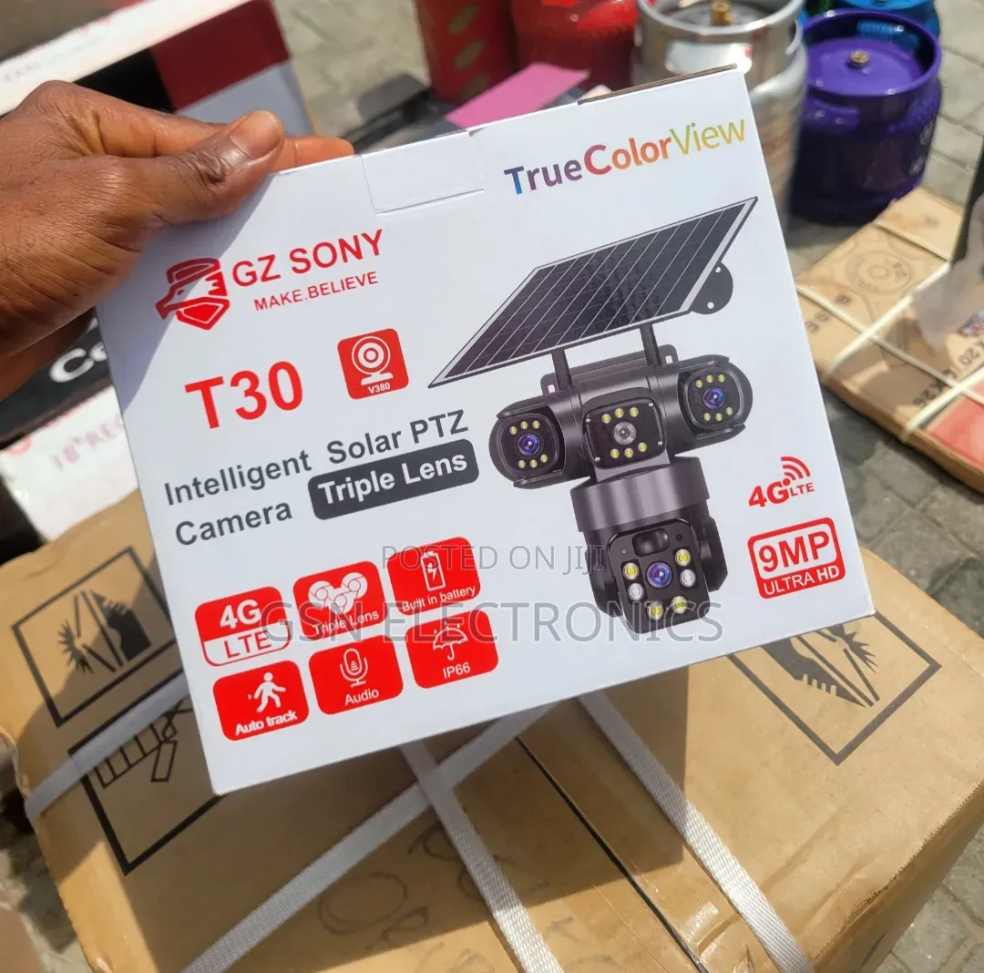 Solar Camera 3 Lens V380 Pro 4g