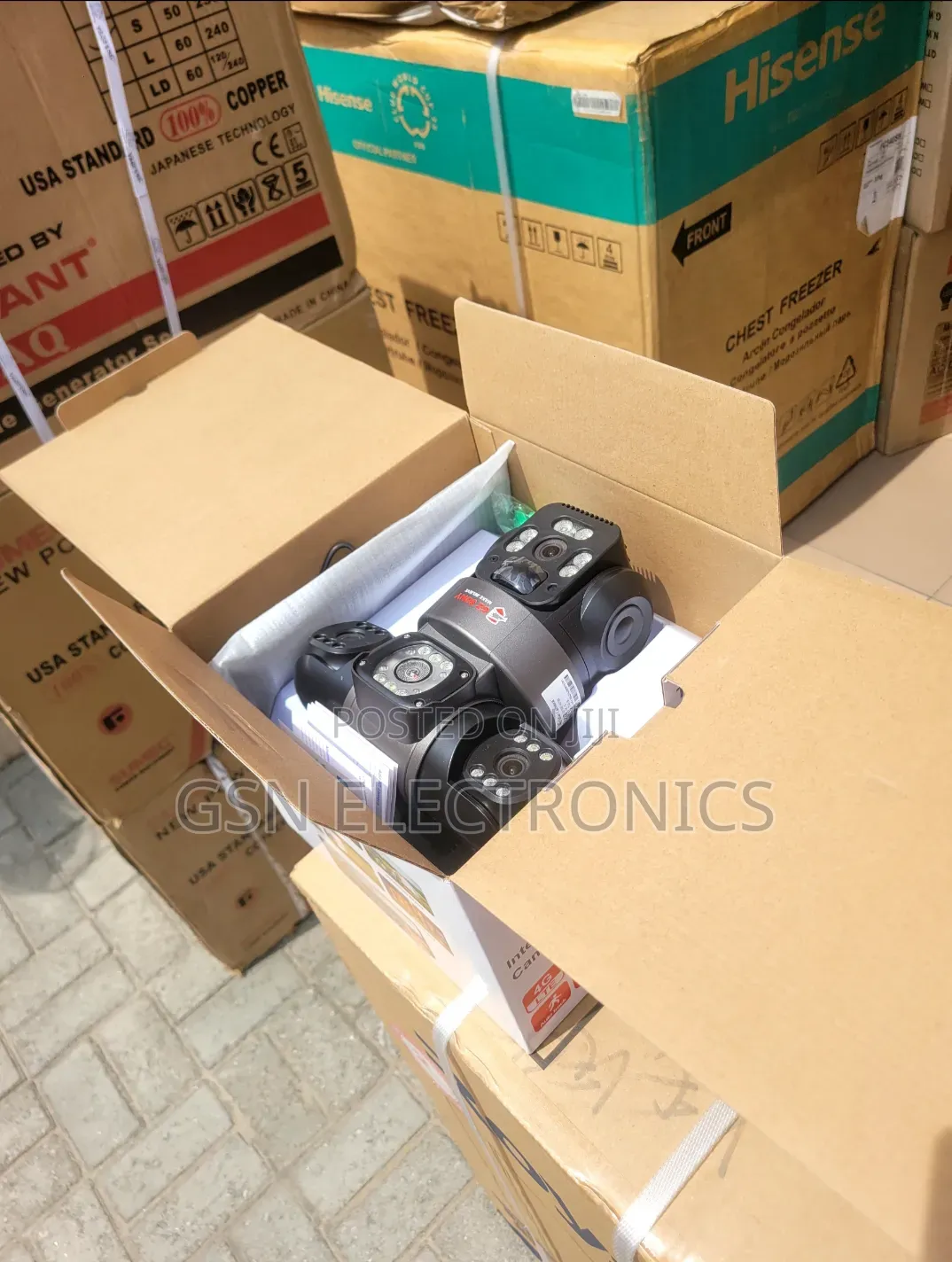 Solar Camera 3 Lens V380 Pro 4g