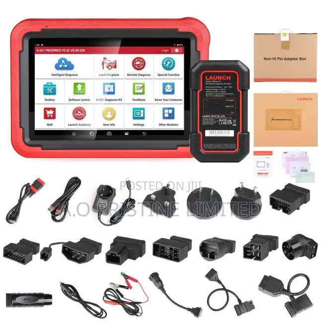 Launch Pros V5.0 Professional Car Scanner With Obd1 Adaptors