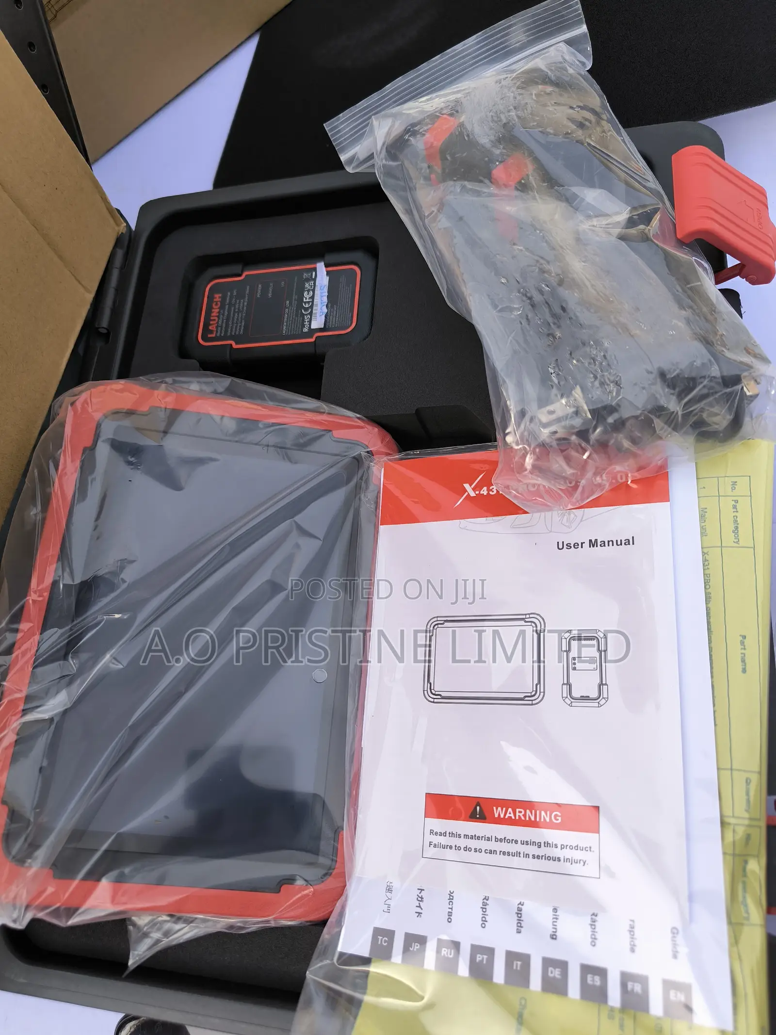 Launch Pros V5.0 Professional Car Scanner With Obd1 Adaptors