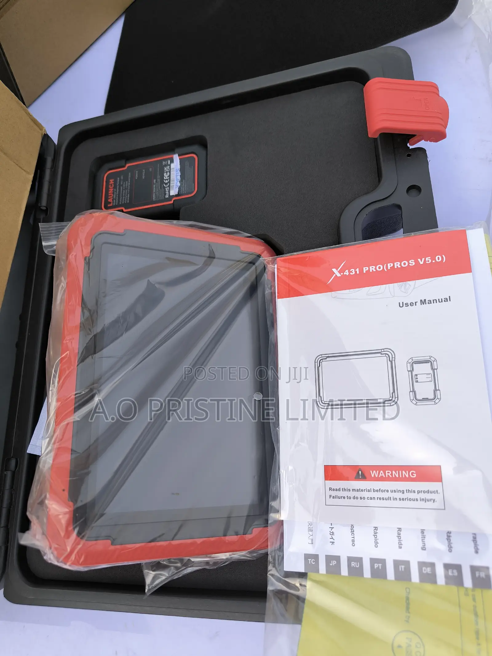 Launch Pros V5.0 Professional Car Scanner With Obd1 Adaptors