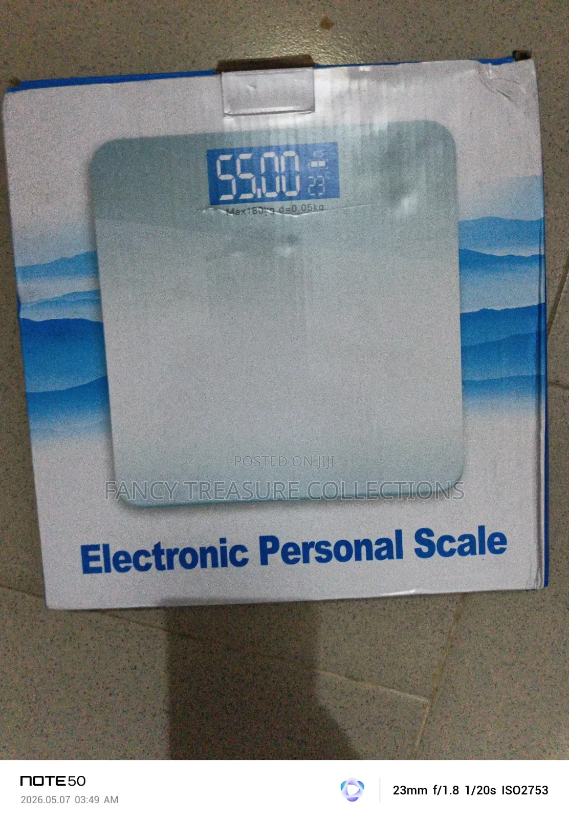 Electronic Rechargeable Personal Scale