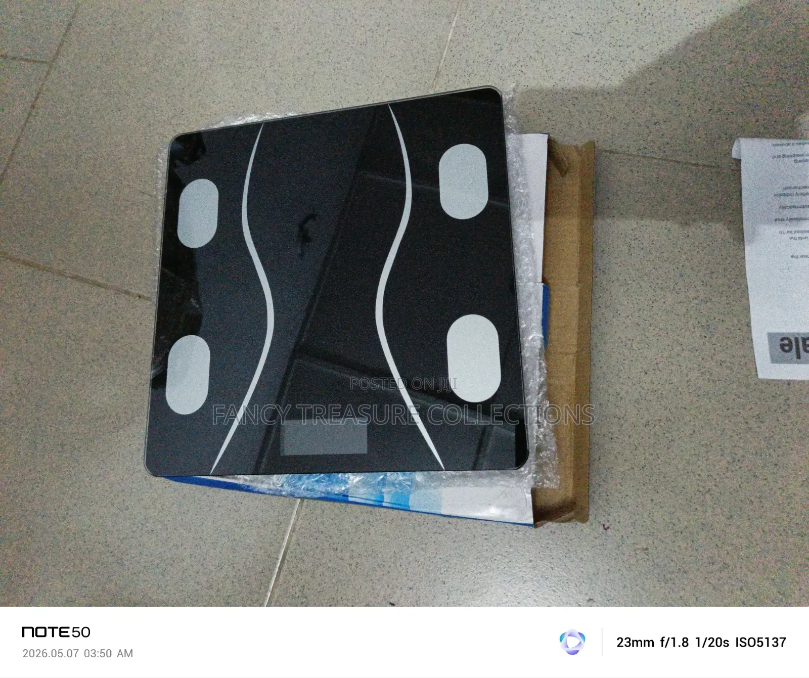 Electronic Rechargeable Personal Scale