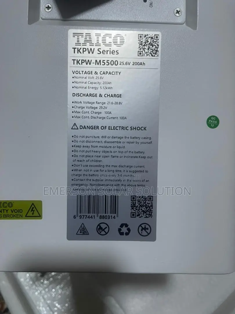 Taico 5kwh 24v Lithium Battery