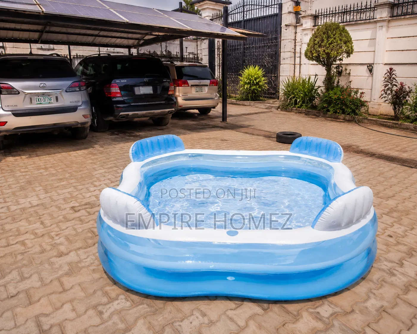 Intex 56475ep Swim Center Family Lounge Inflatable Pool, for Ages 3+