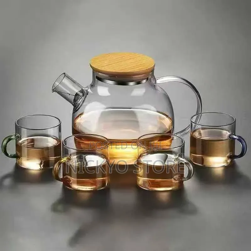 Premium Heat-Resistant Glass Tea Set – Teapot Cups